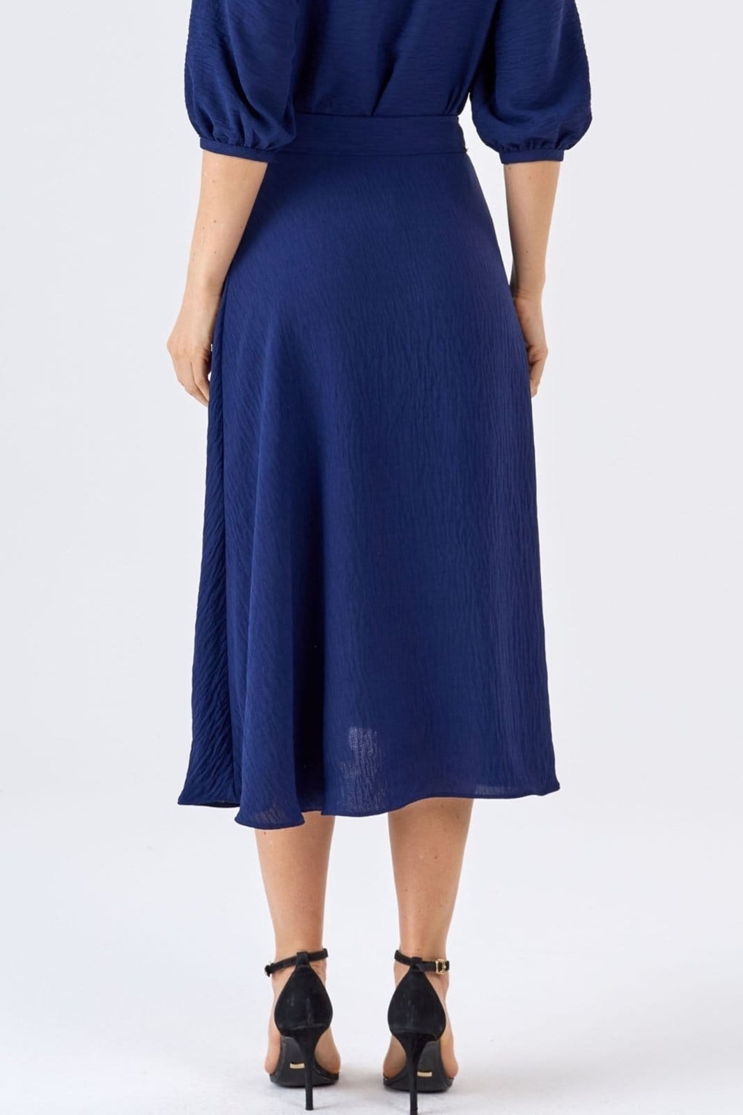 Vista principal Saia Midi PKS Pareô Marinho PKS azul