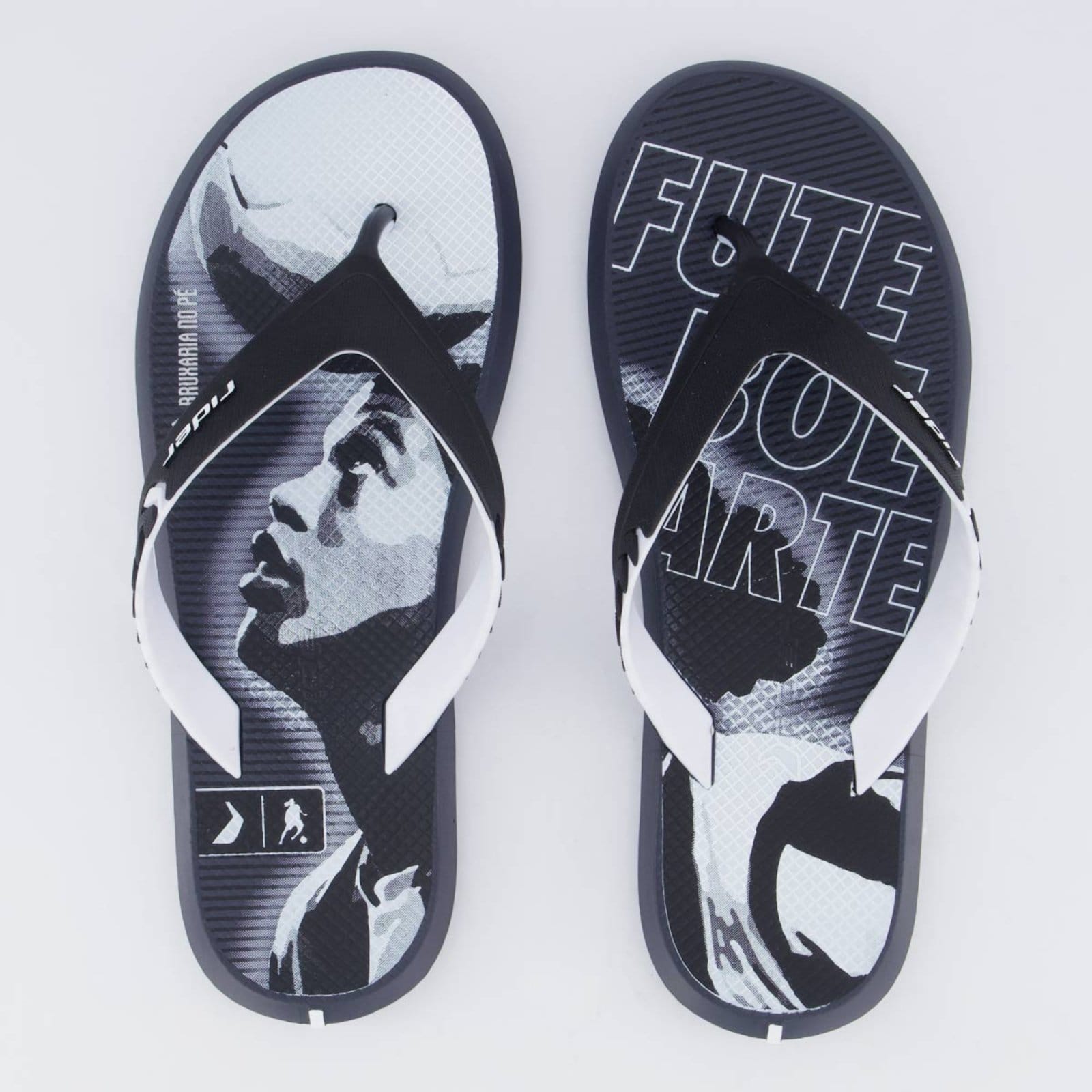 Chinelo Rider R1 Prime R10 e Cinza Claro