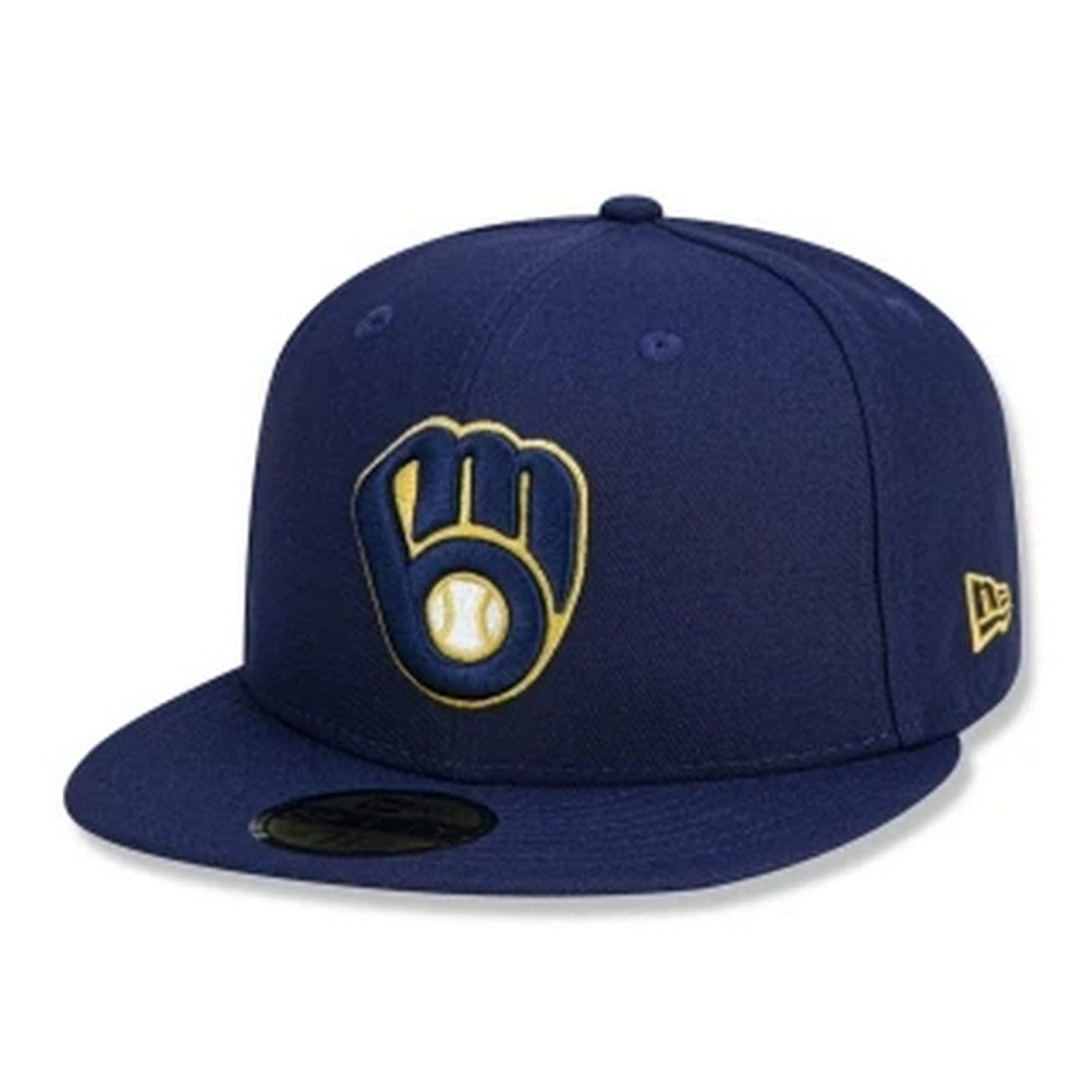 Boné New Era 59fifty Milwaukee Brewers Marinho
