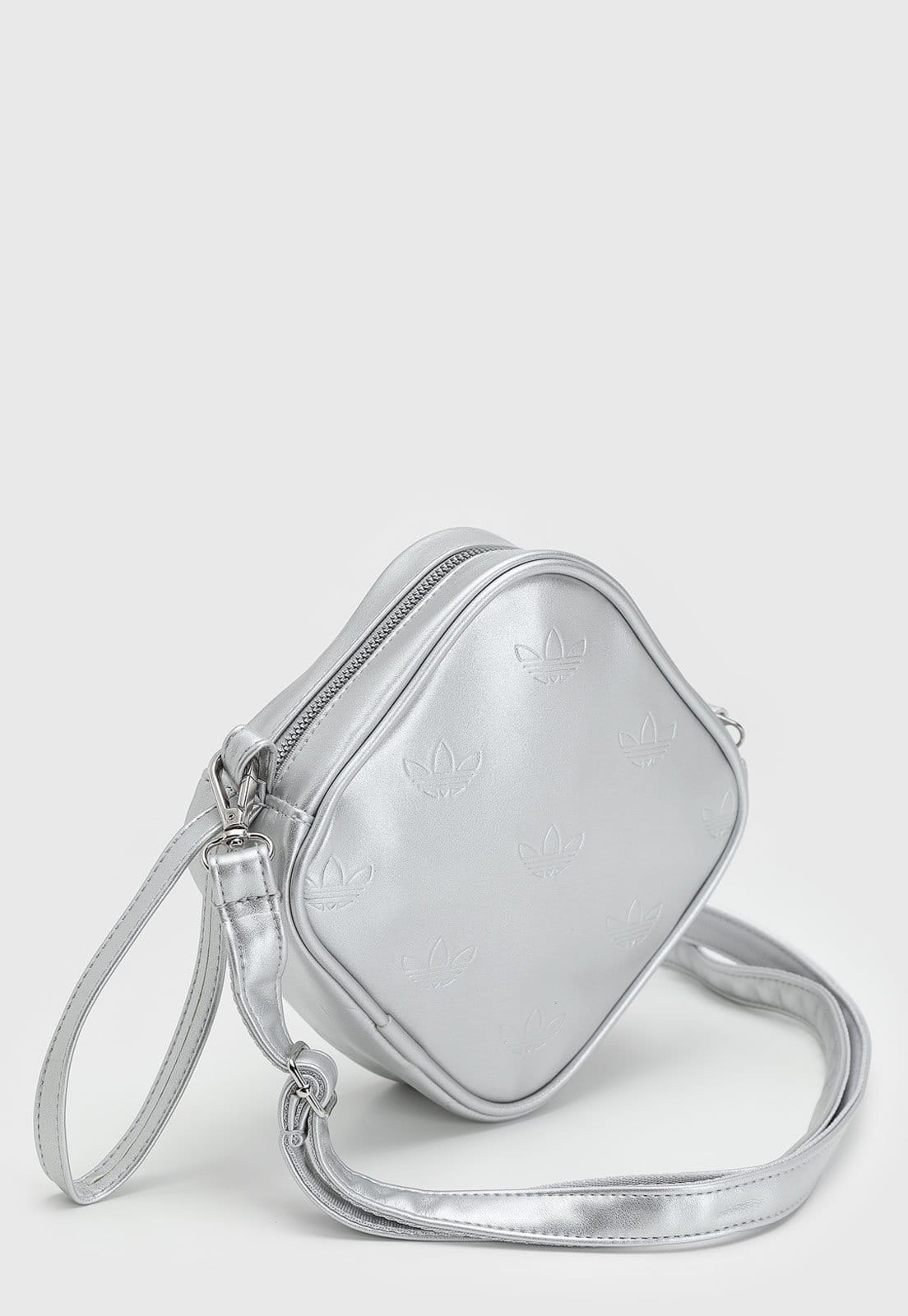 Vista 2 Bolsa Transversal Adidas Originals Adicolor Diamond Shaped adidas Originals prata