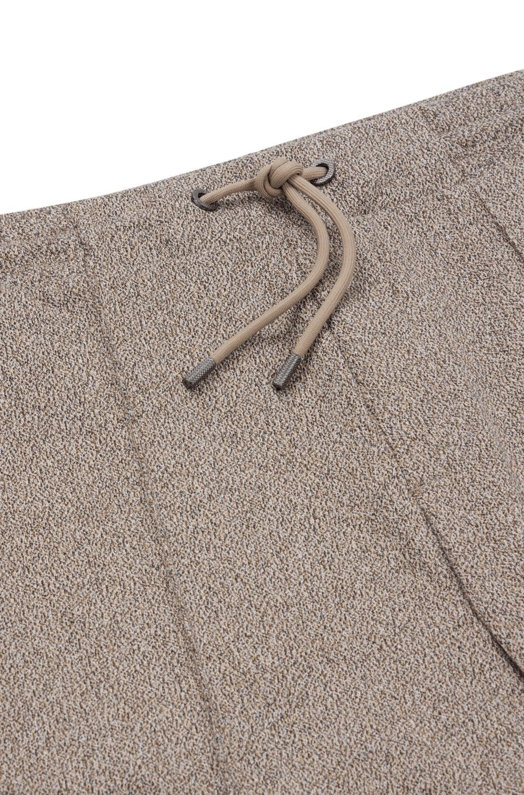 Vista 2 Calças De Moletom De Caimento Regular Em Tecido Terry Francês Mesclado Boss marrom