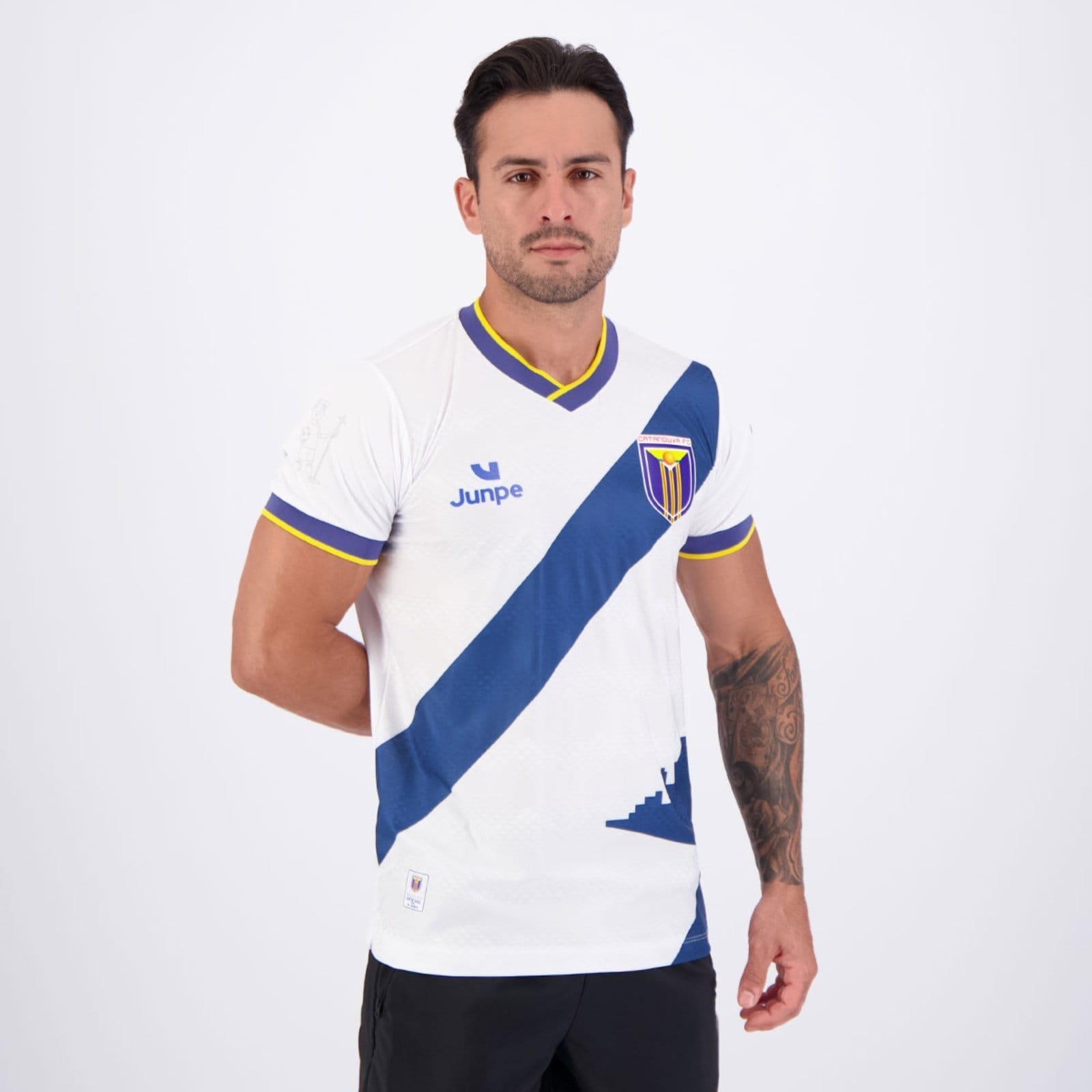 Vista 2 Camisa Junpe Catanduva II 2026 Junpe Sports branco