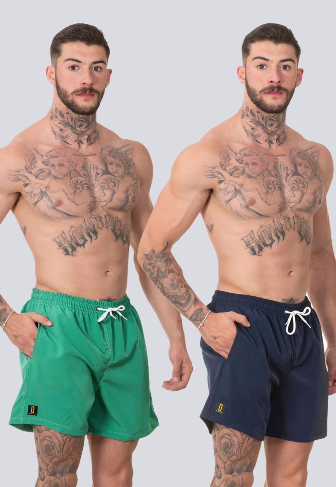 Kit 2 Short Masculino Bermuda Praia Verão Mauricinho Rf250 Colorido