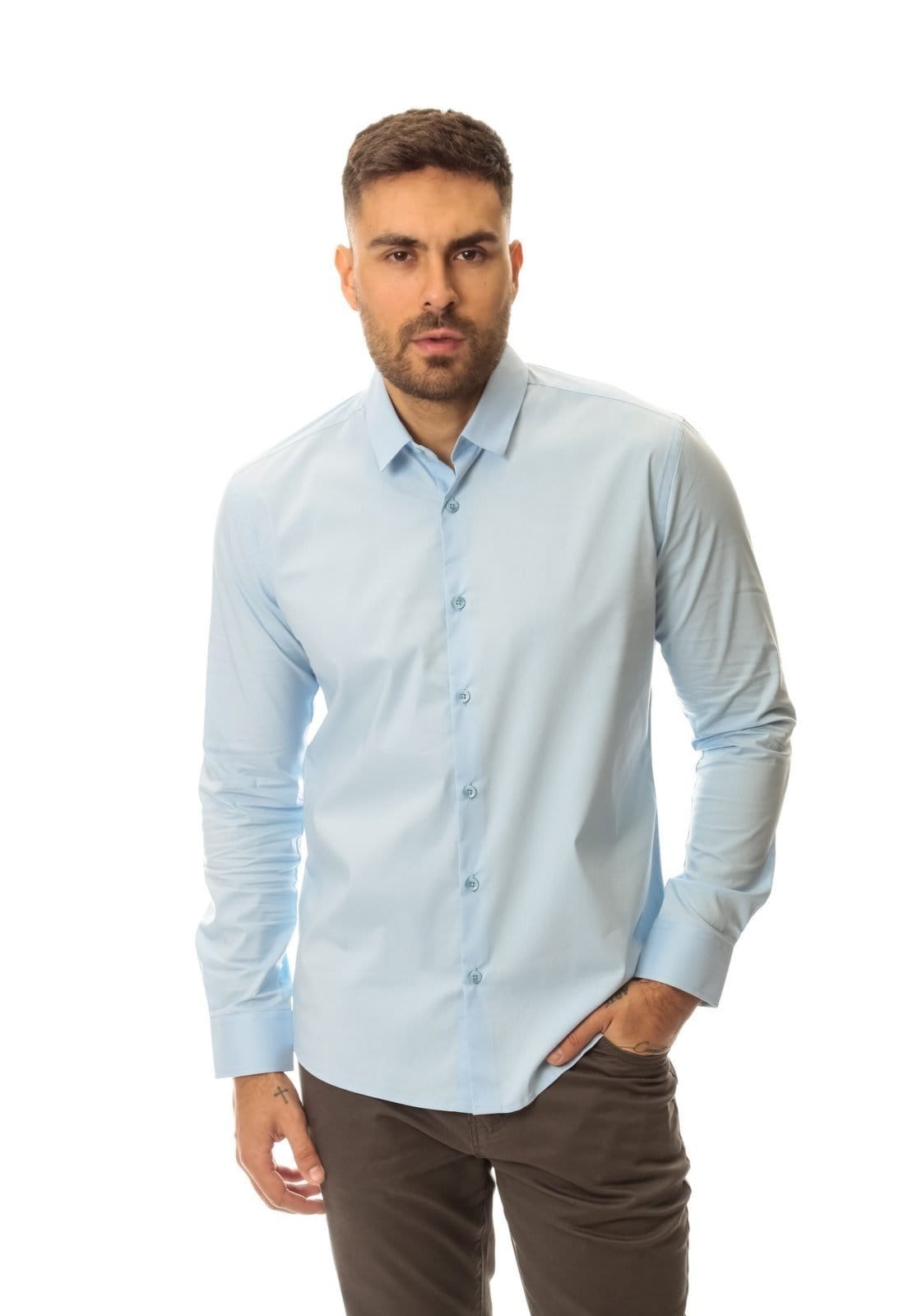 Camisa Masculina Manga Longa