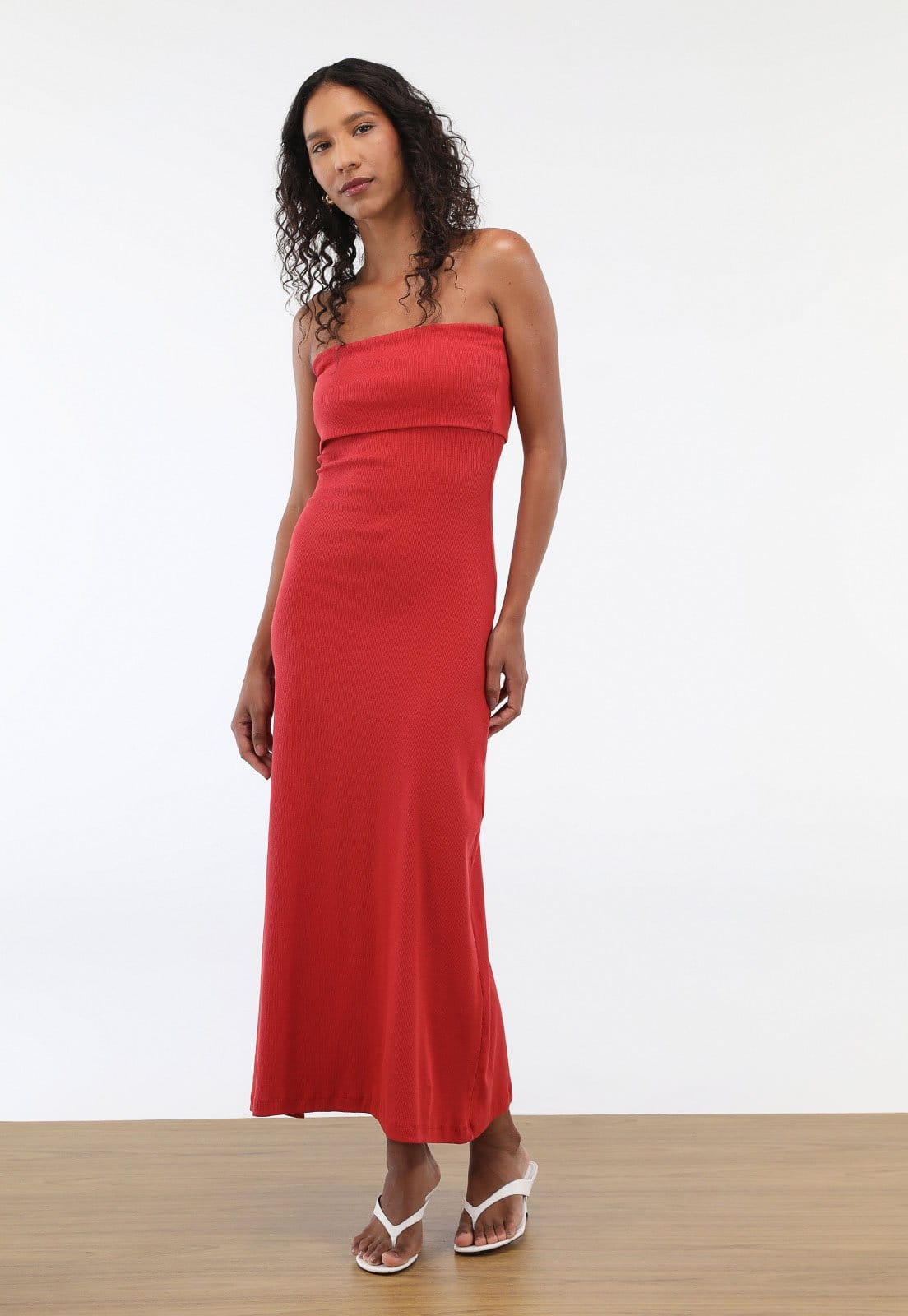 Vestido Feminino FARM Tomara que Caia Midi