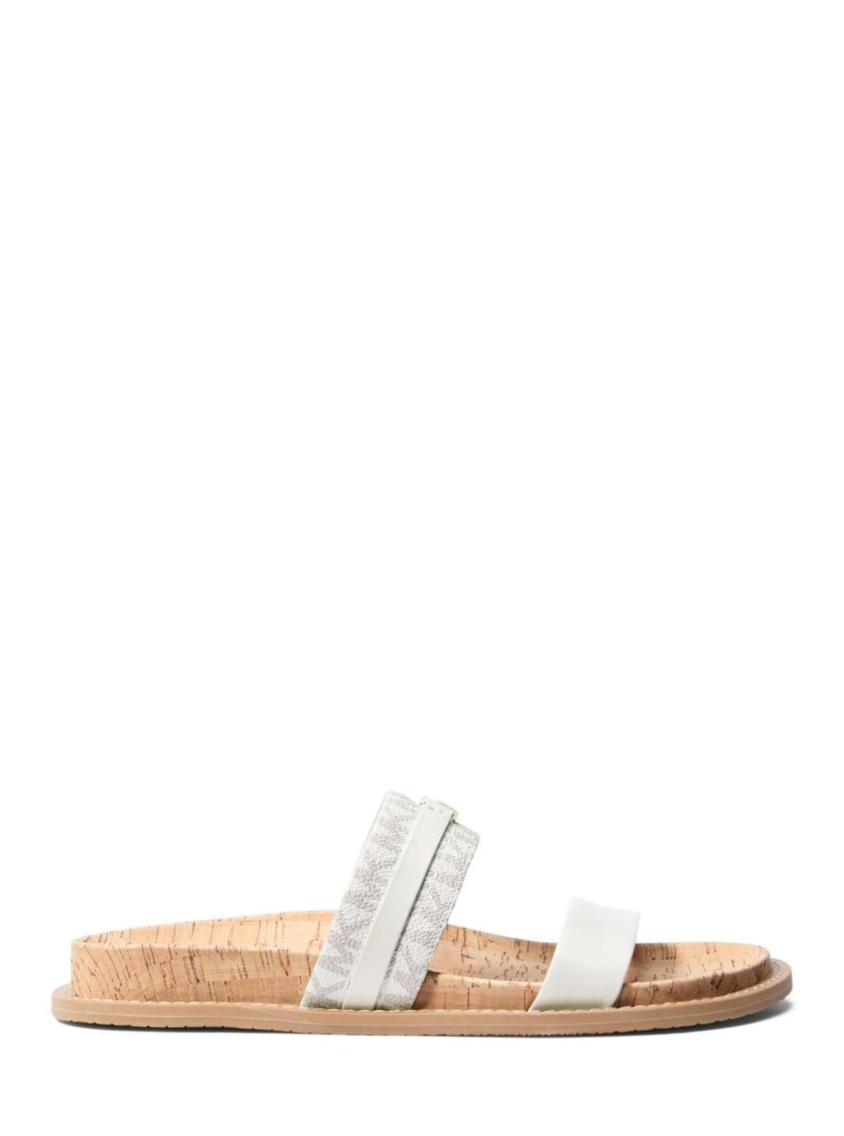 Vista 2 Sandália Mandy Logo 40S5mafs3l132 Michael Kors branco