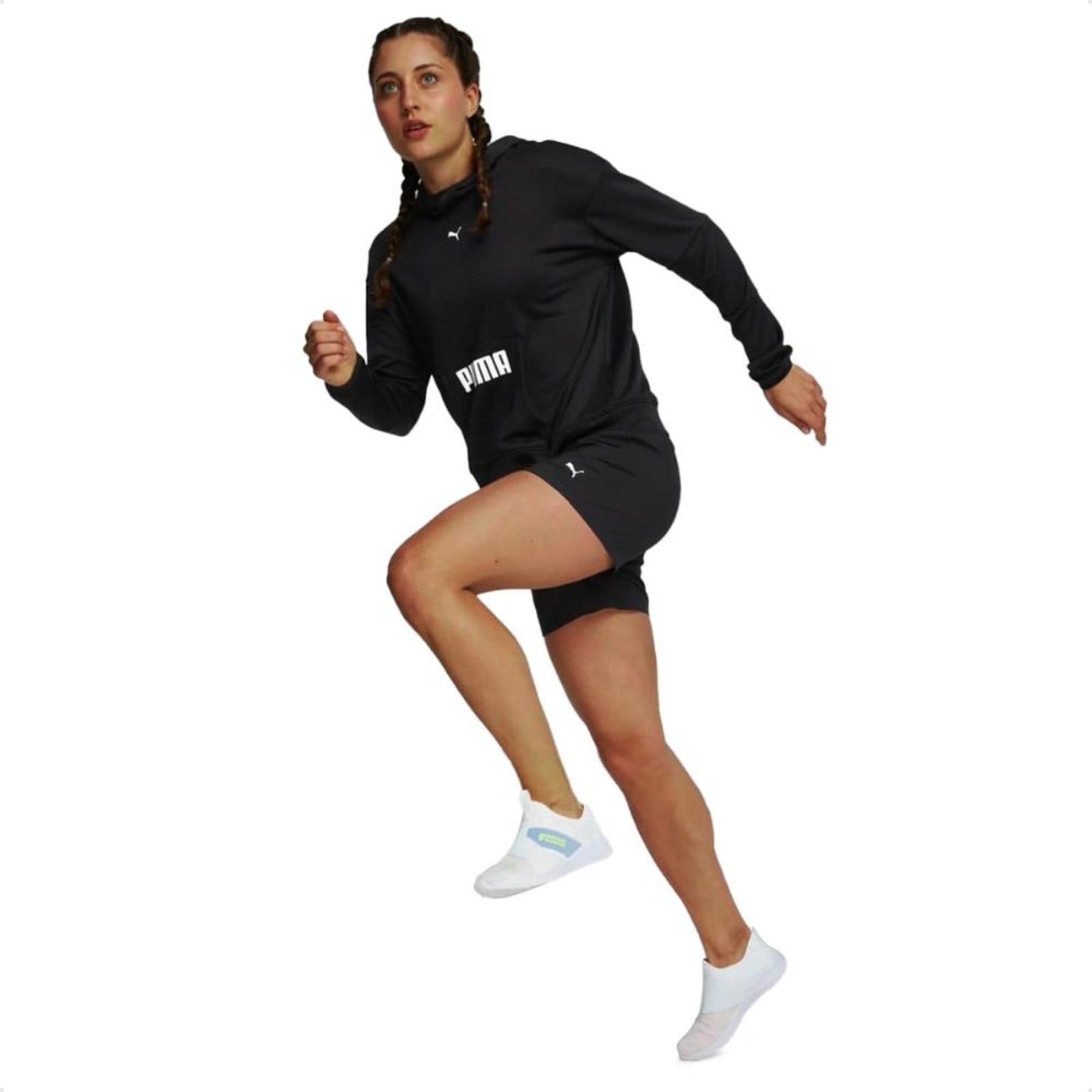 Vista principal Blusa Moletom Puma All Day Hoodie Masculina Puma preto