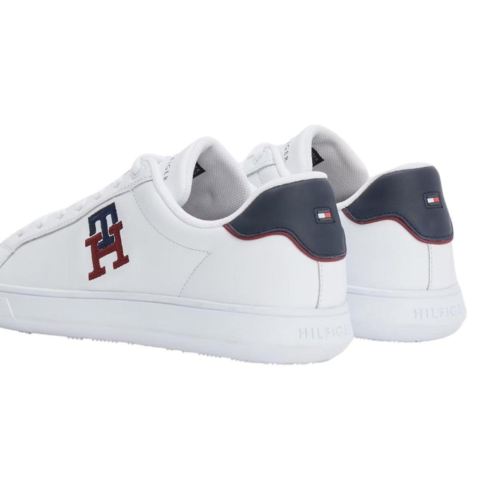 Vista 2 Tênis Tommy Hilfiger Daniel 24 Masculino White Tommy Hilfiger branco white