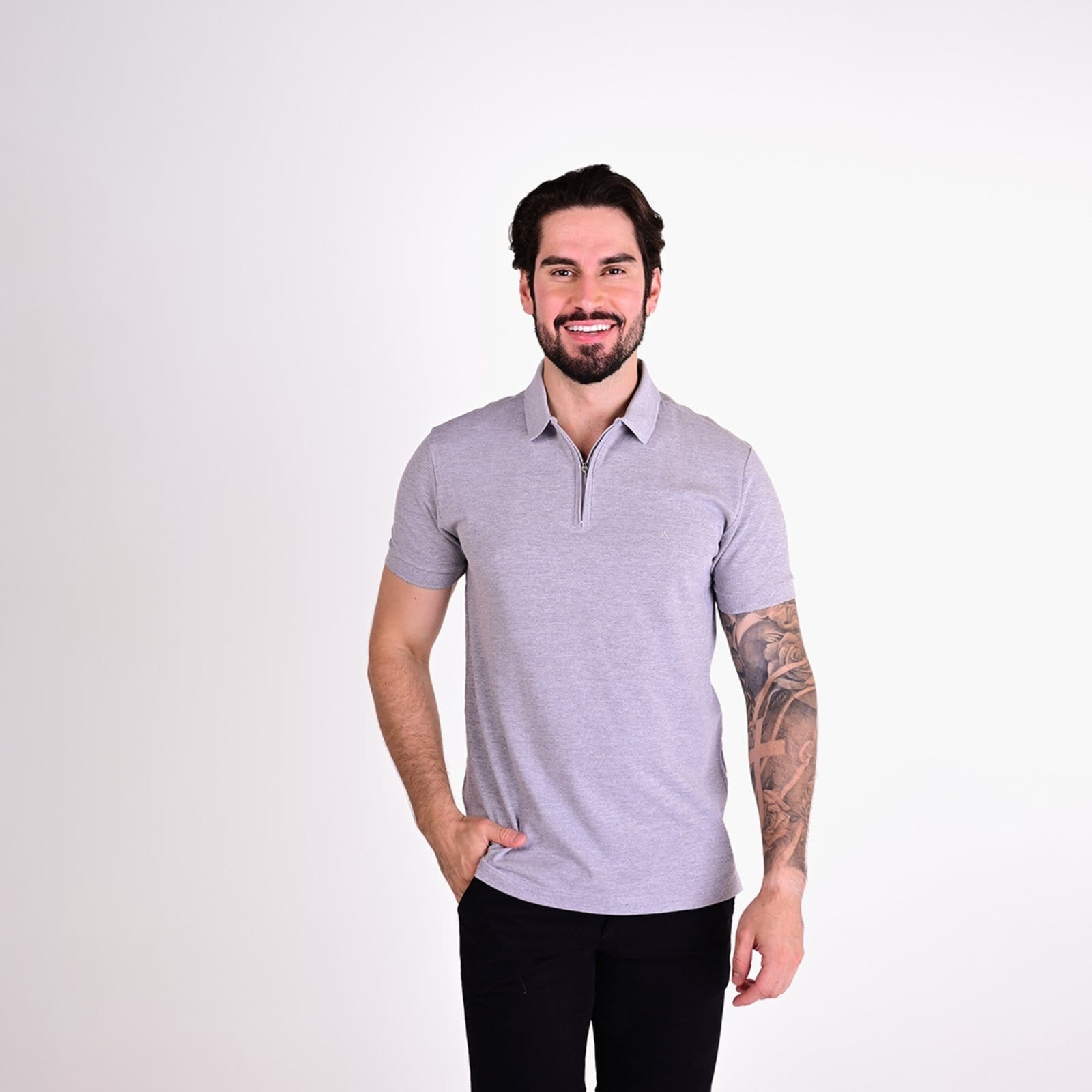 Camisa Polo Aramis Zíper