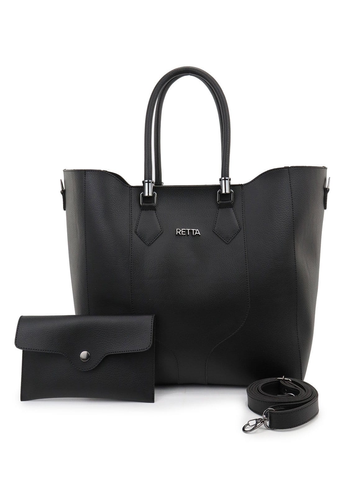 5.Bolsa Feminina Luxo com Carteira e Alças Duplas Espaçosa