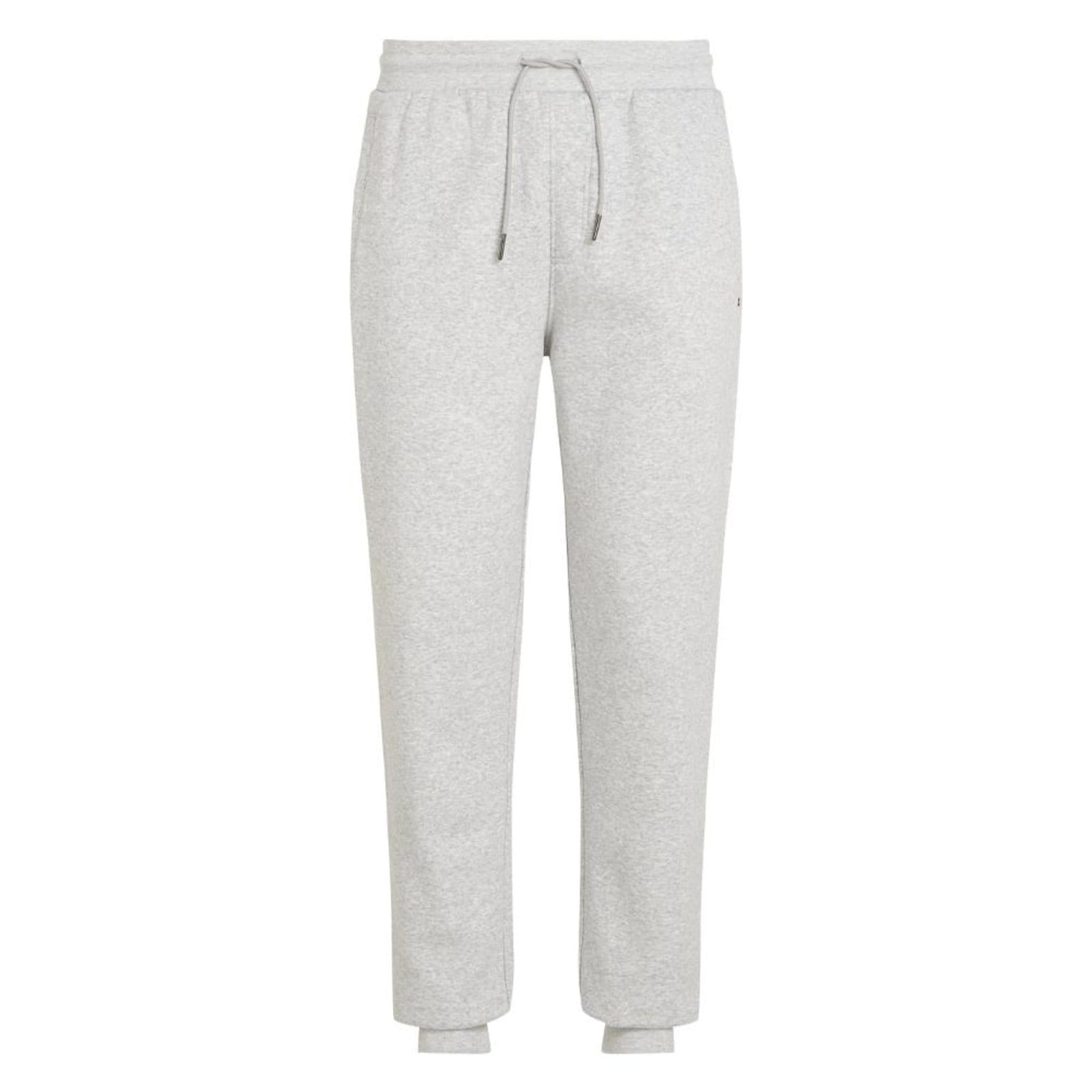 Vista principal Calça Jogger Moletom Tommy Hilfiger Flag Logo Sweatpant Tommy Hilfiger cinza