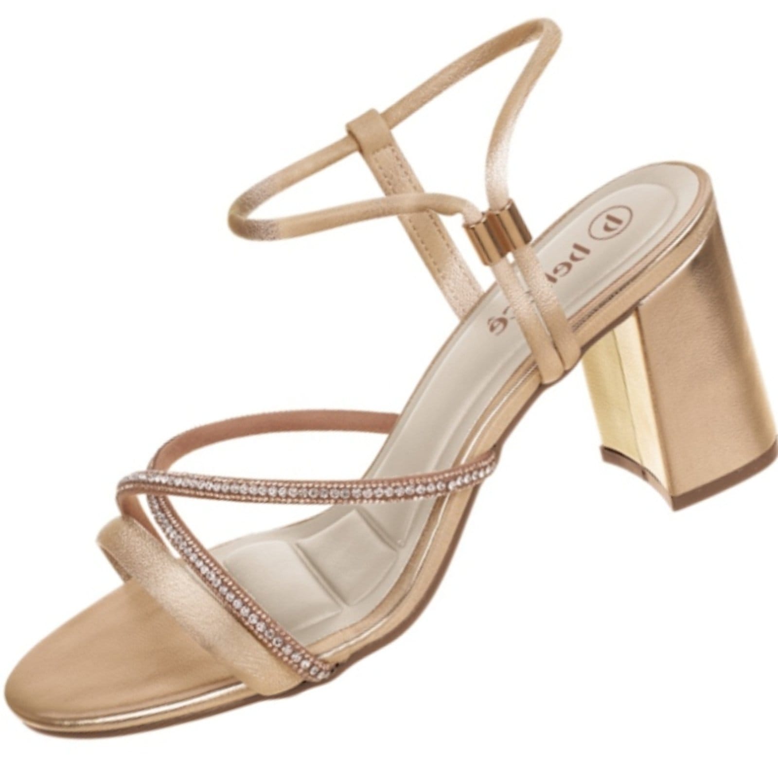 Vista 2 Sandalia ce T6059-504 Feminina BR SPORTS dourado