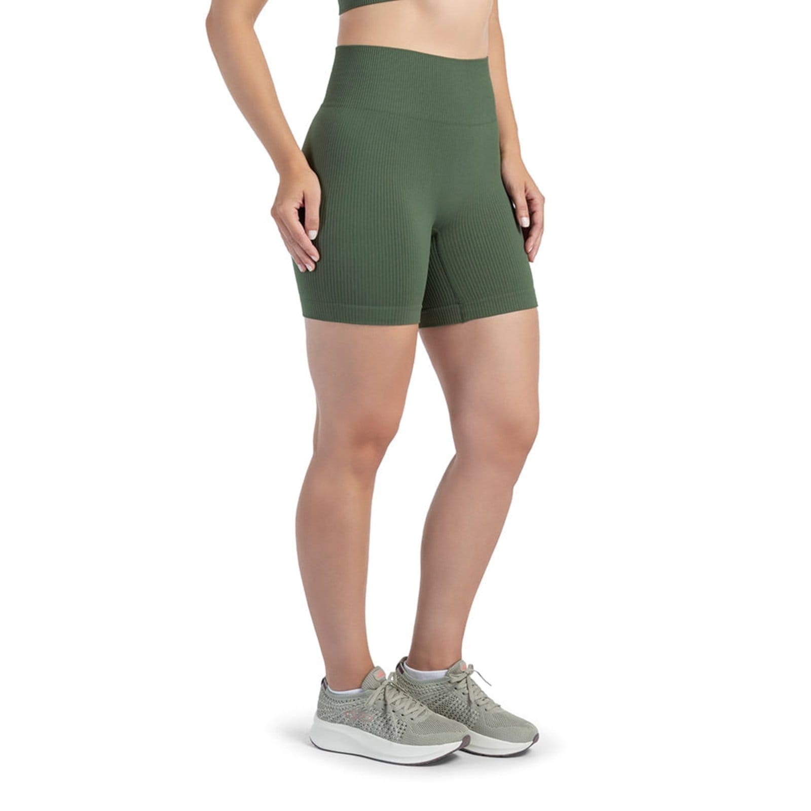 Vista 2 Bermuda Knit Minimal 6 Olympikus Feminina G OLYMPIKUS verde