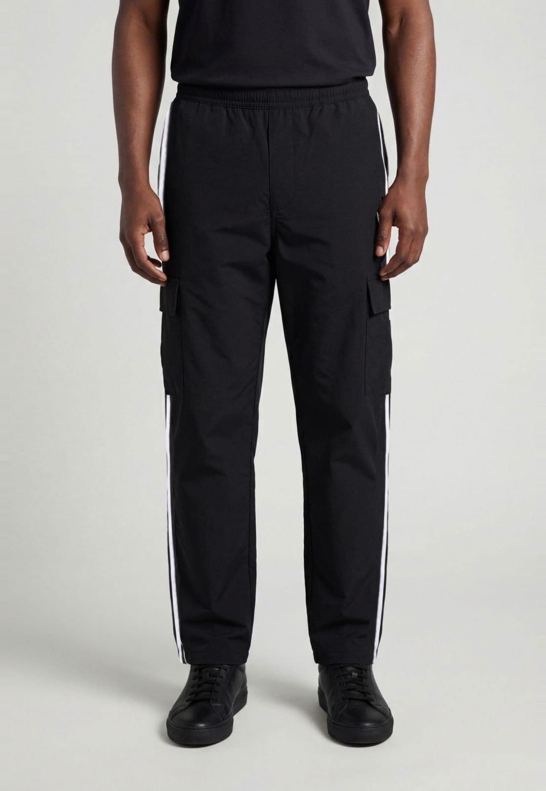 Vista principal Calça Masculina adidas Originals 3S Cargo Preta adidas Originals preto