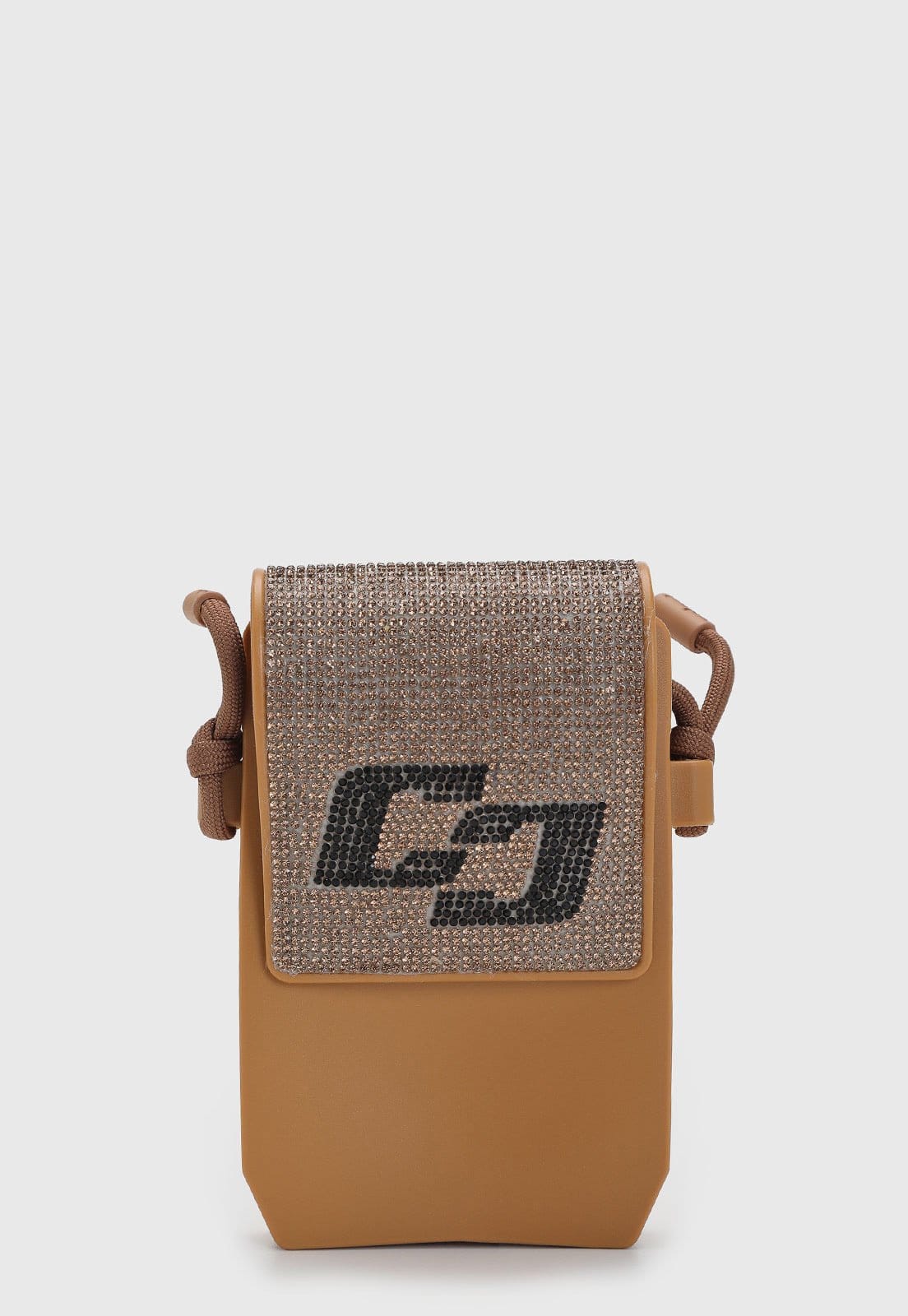 Vista principal Bolsa Feminina Colcci Cristais Colcci bege