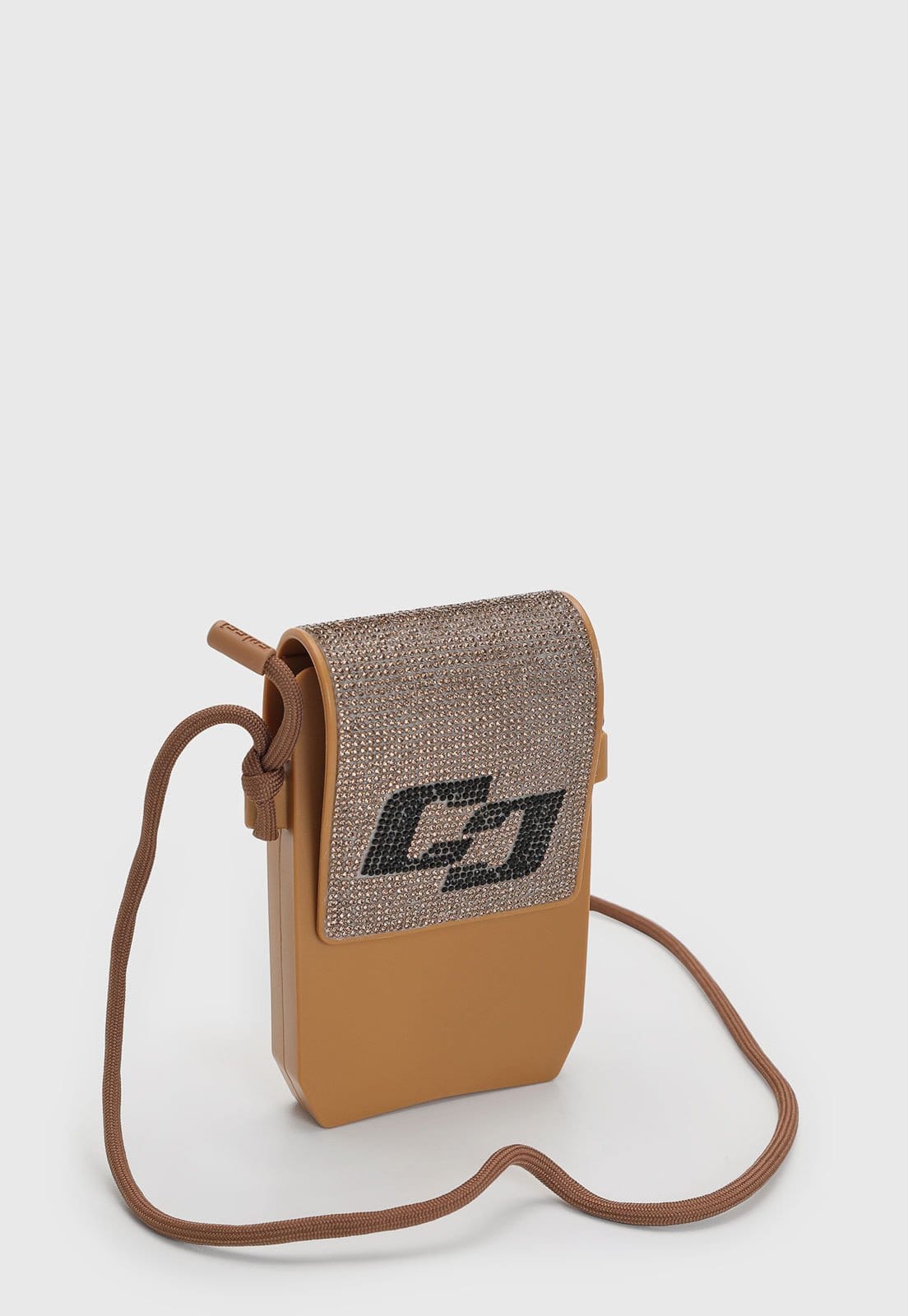 Vista 2 Bolsa Feminina Colcci Cristais Colcci bege