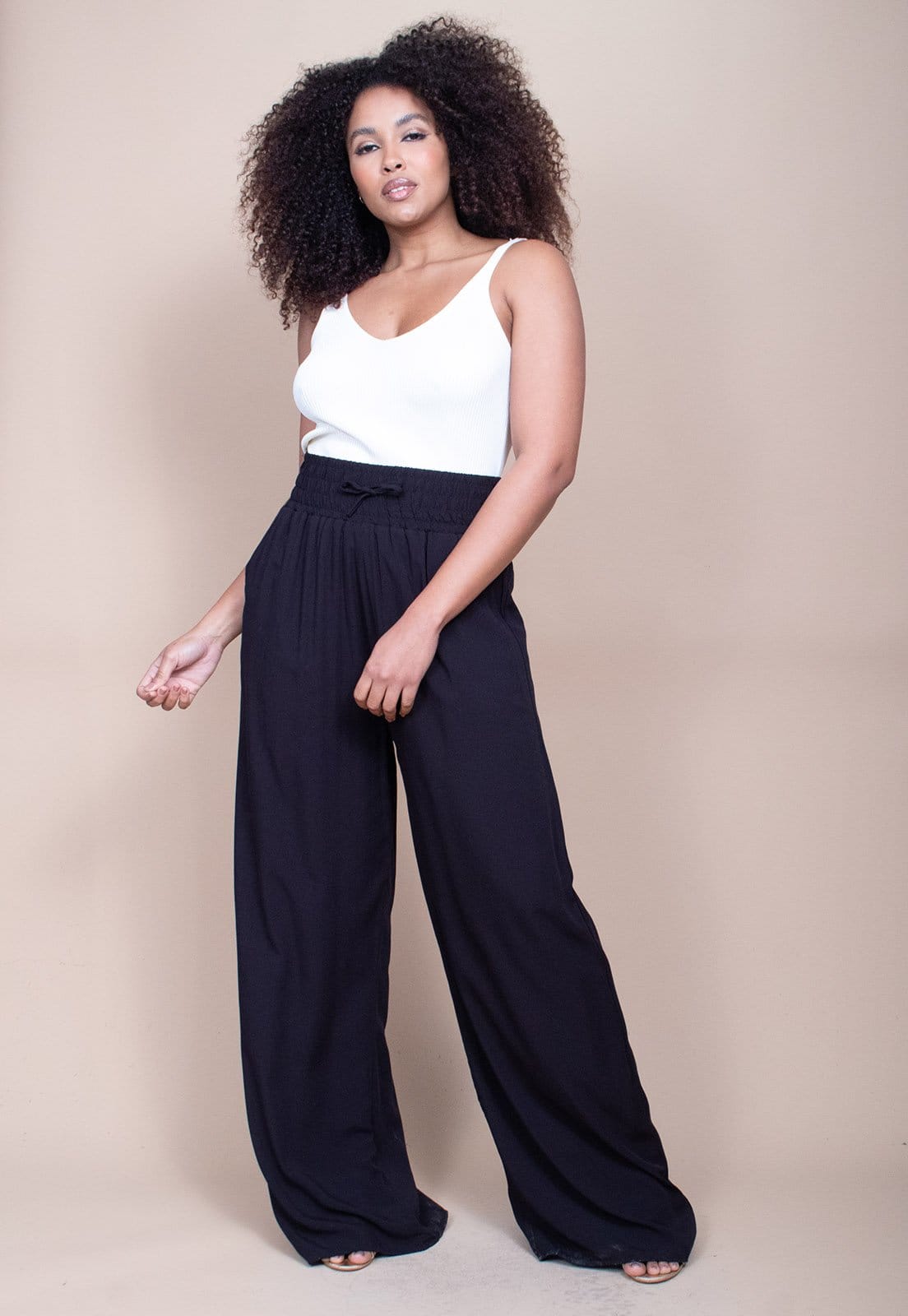 Vista 2 Calça Cabanafree Pantalona Viscose Cabanafree preto