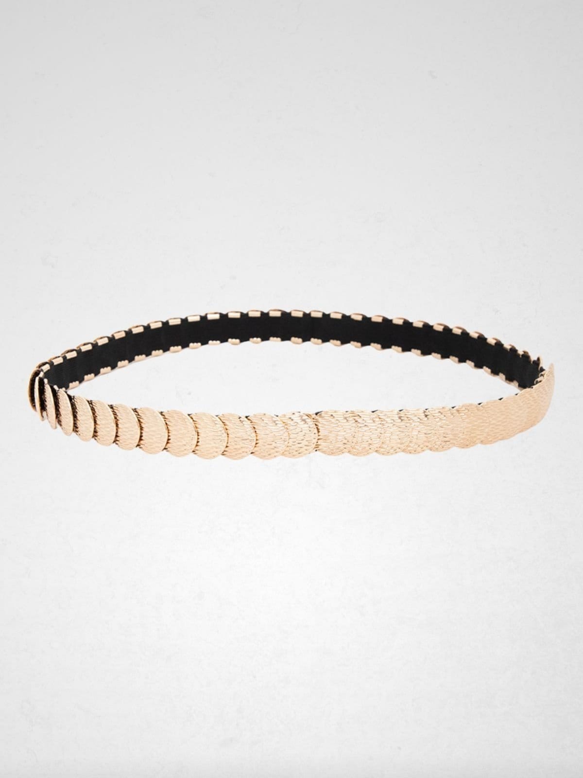 Cinto Via Lessa Moneda em Elástico com Moedas