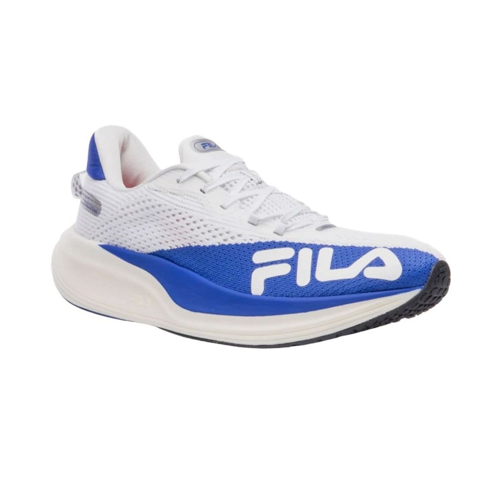 Vista 2 Tênis Running Masculino Fila Racer Speedzone Branco E Azul Fila branco azul