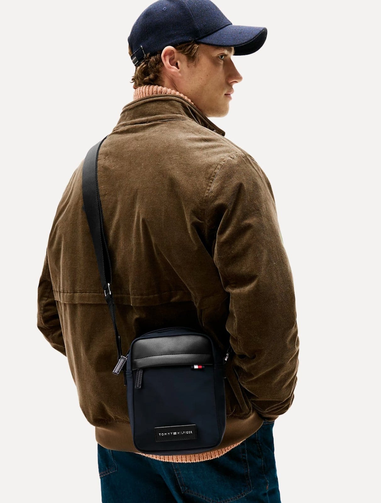 Bolsa Tommy Hilfiger Masculina Nylon Mini Shoulder Reporter