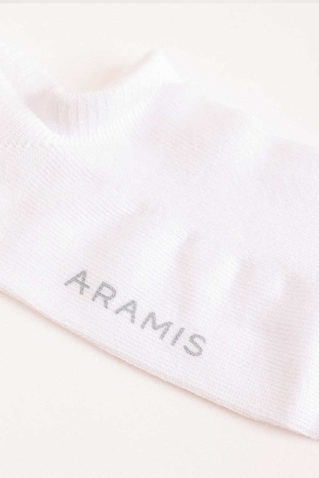 Vista 2 Meia Sapatilha Lisa Branco Aramis incolor