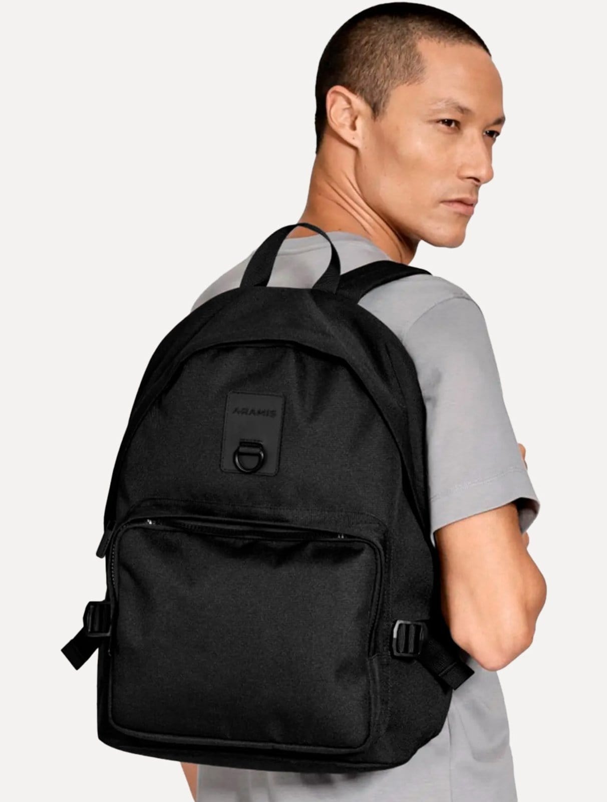 Vista principal Mochila Aramis Canva Preta Aramis preto