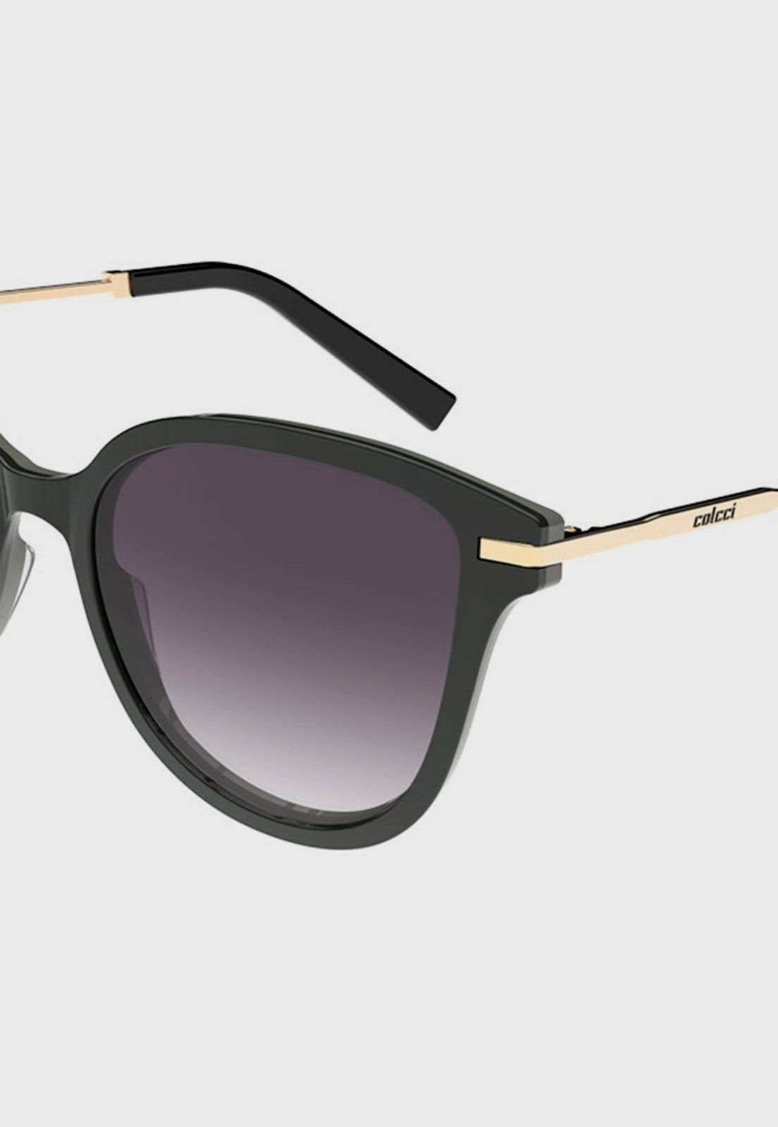 Vista 2 Óculos Feminino Colcci Detalhe Metálico Colcci preto