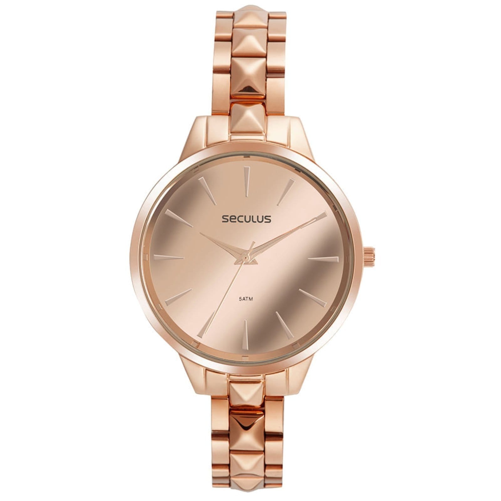 Vista principal Relógio Feminino Seculus Aço Rose Gold Redondo Seculus rosa rose