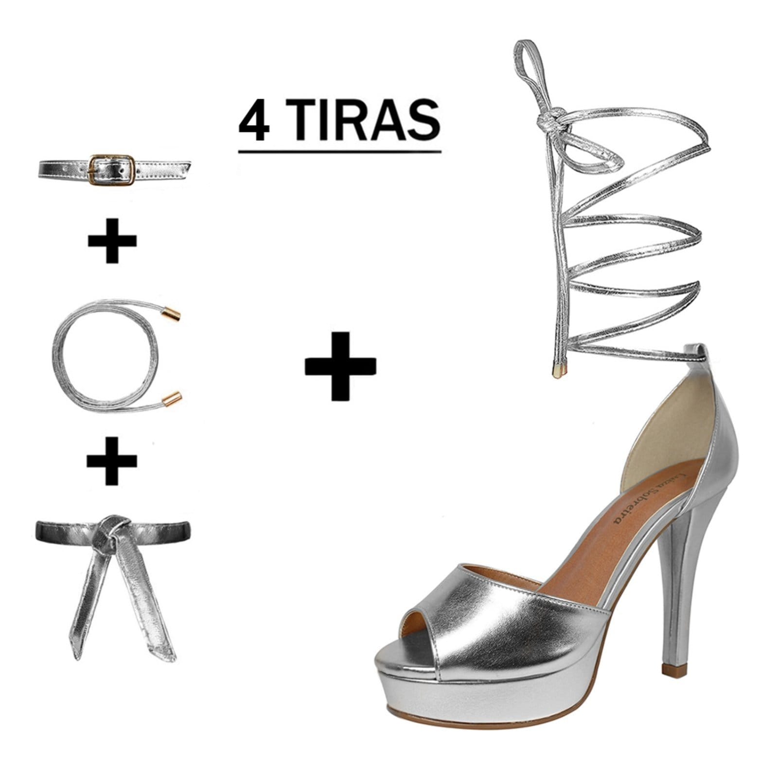 Meia Pata Troca Tira Salto Alto Fino Luiza Sobreira Mod. 2189-2