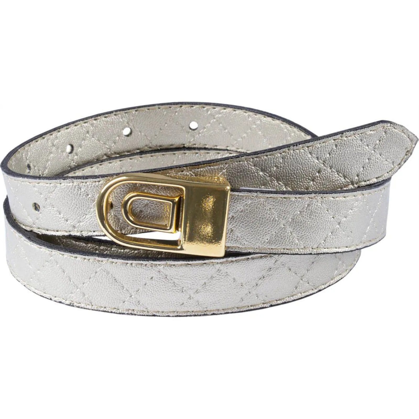 Cinto Feminino Matelassê Artlux FM7704 Ouro