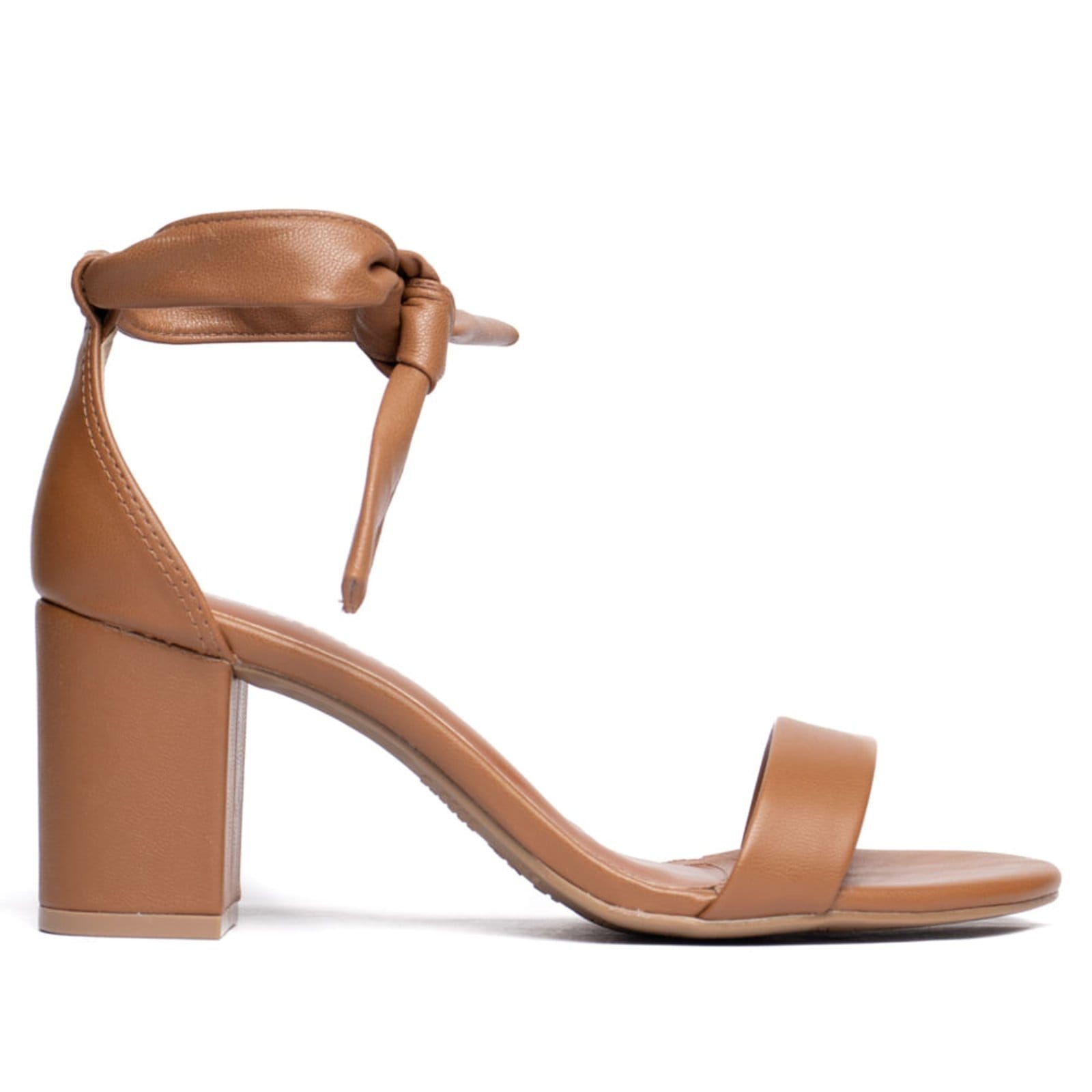 Sandália Feminina Via Marte Salto Bloco Claro