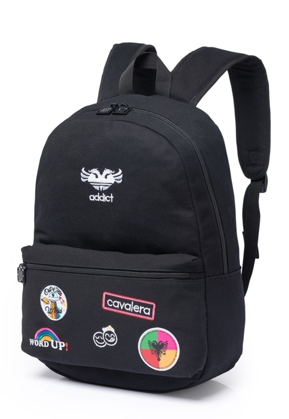 Vista 2 Mochila cavalera Feminina Reforçada Escolar Fashion Cavalera preto