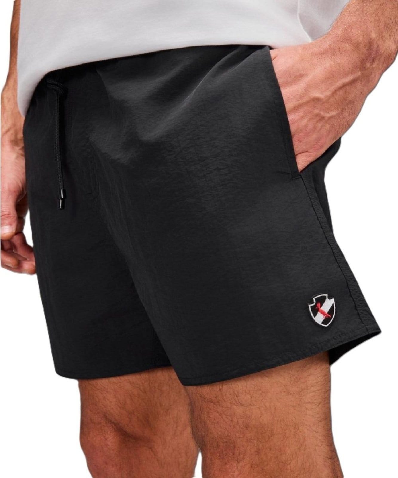 Vista 2 Short Praia Vasco Reserva preto