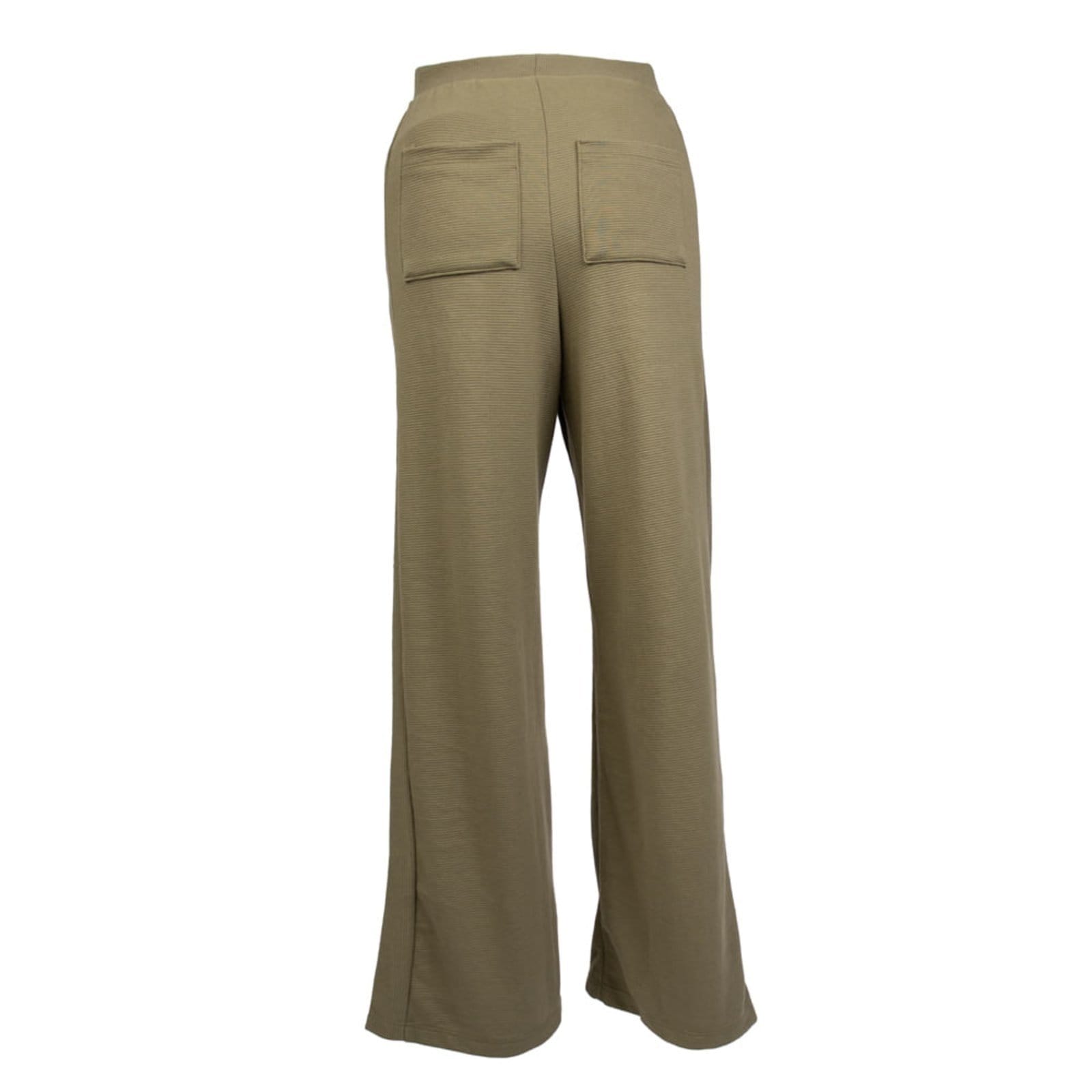 Vista 2 Calça Feminina Mormaii Wide Leg Moletom Oliva Mormaii verde