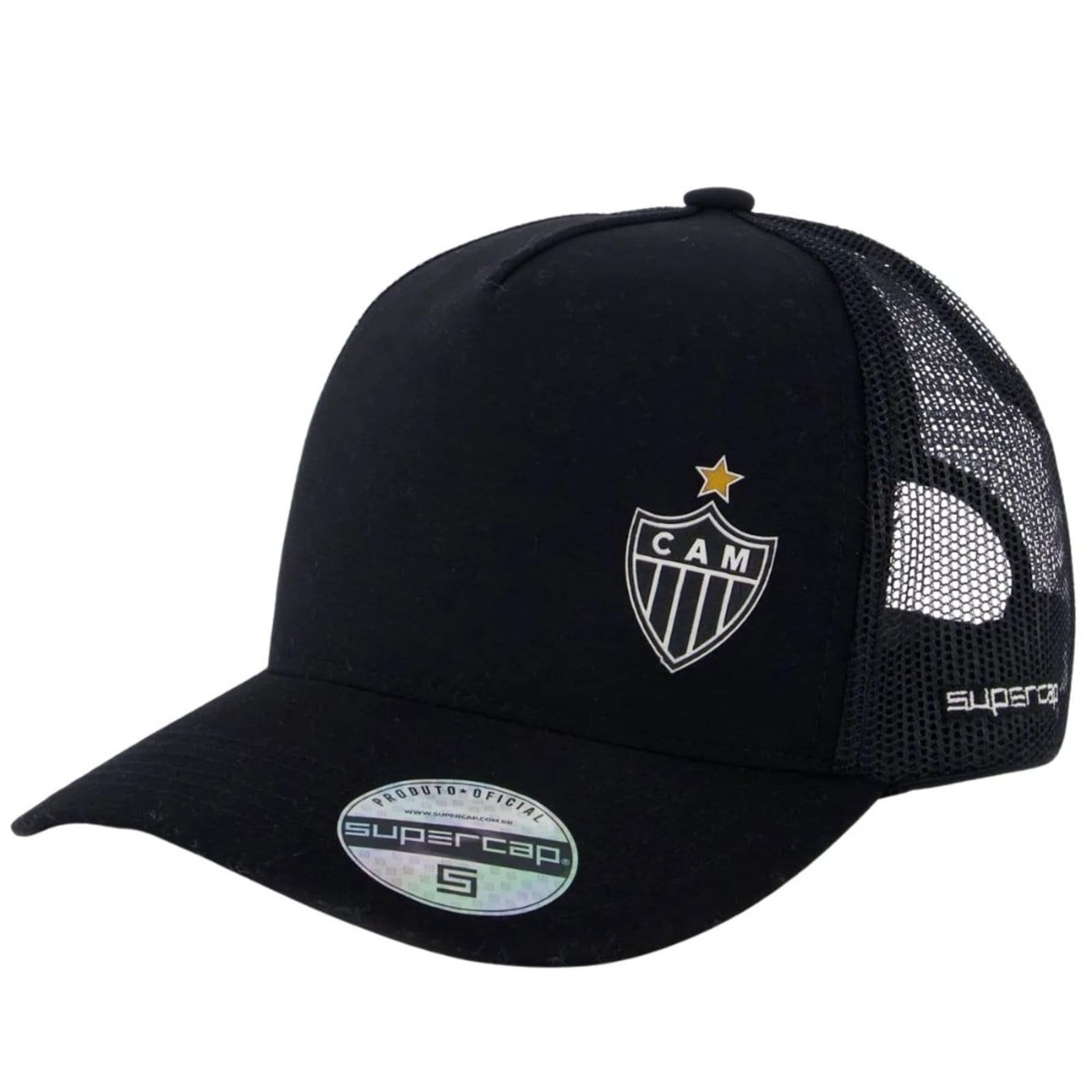 Vista 2 Boné SuperCap Atlético Mineiro Trucker Supercap preto