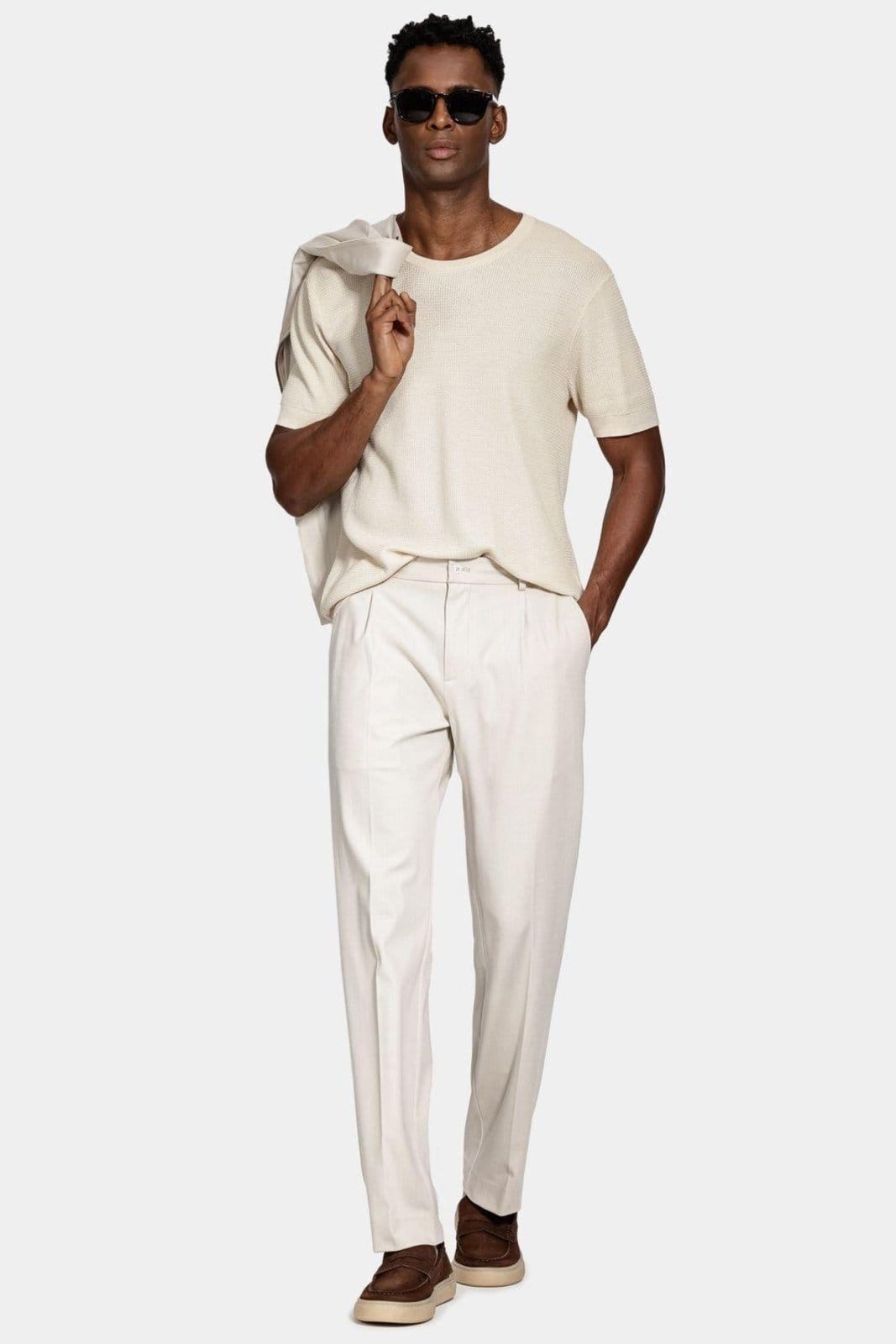 Vista 2 Sapato Drive Aramis Couro Tabaco Aramis marrom