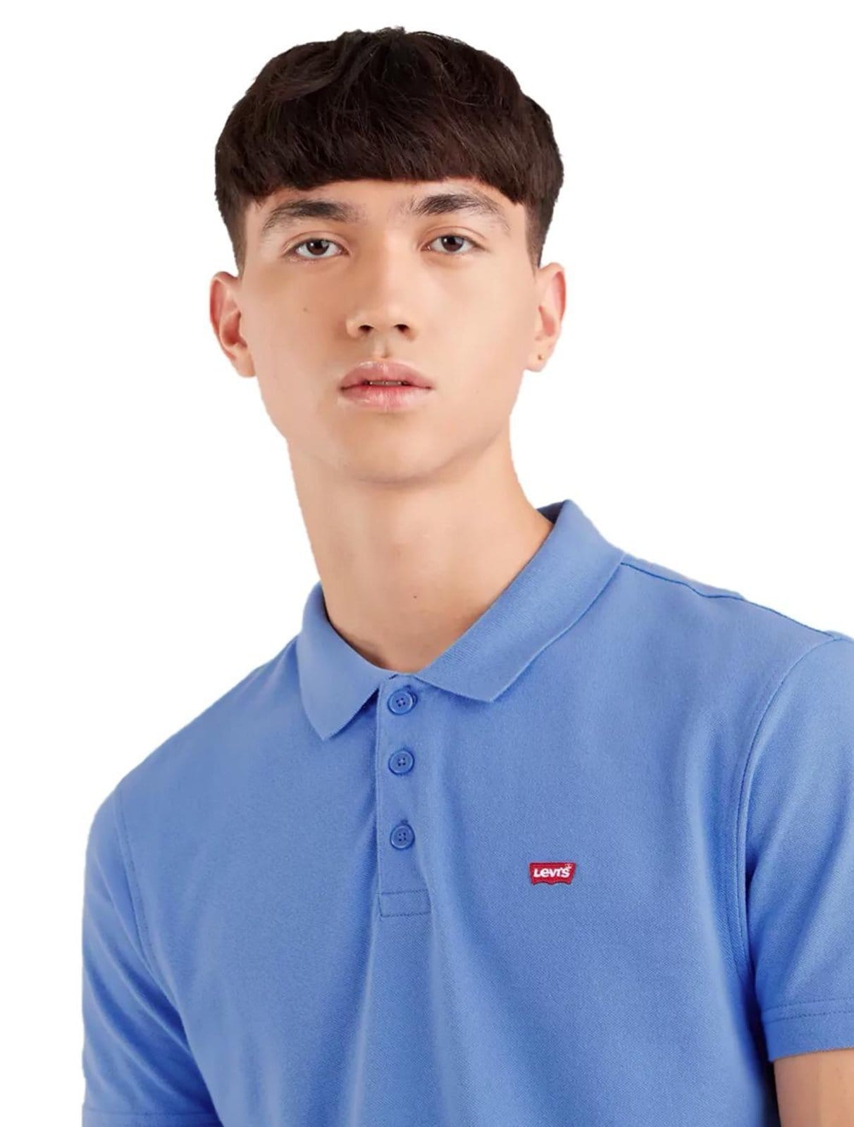 Vista 2 Polo Levis Masculina Housemark Azul Levis incolor azul