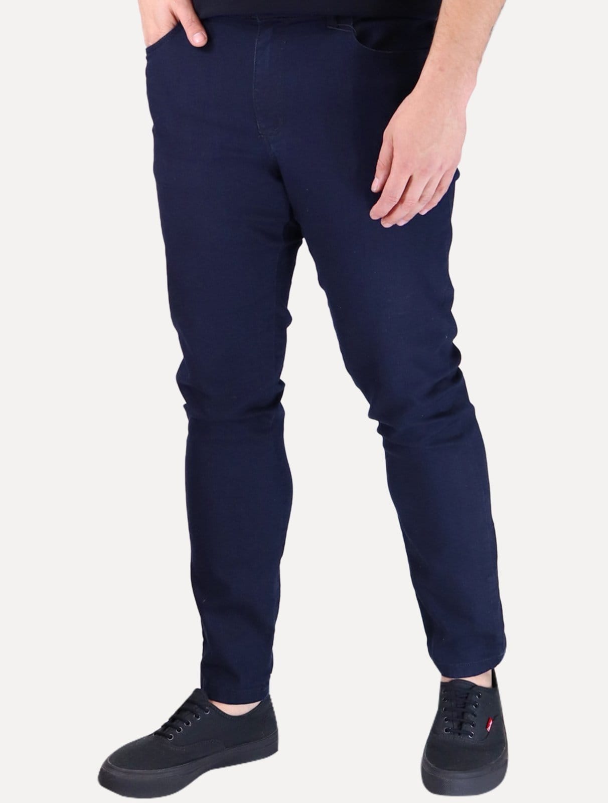 Calça Dudalina Jeans Masculina Skinny Stretch Icon Escuro
