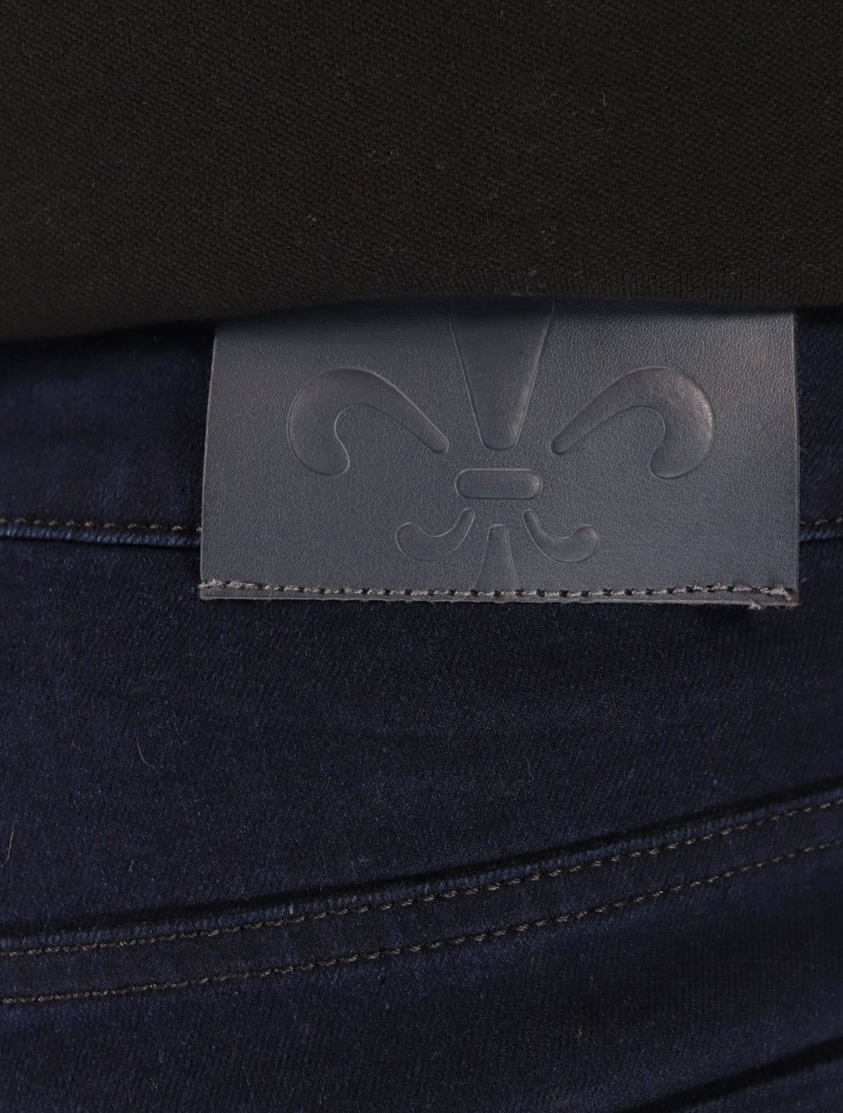 Vista 2 Calça Dudalina Jeans Masculina Skinny Stretch Icon Escuro Dudalina azul