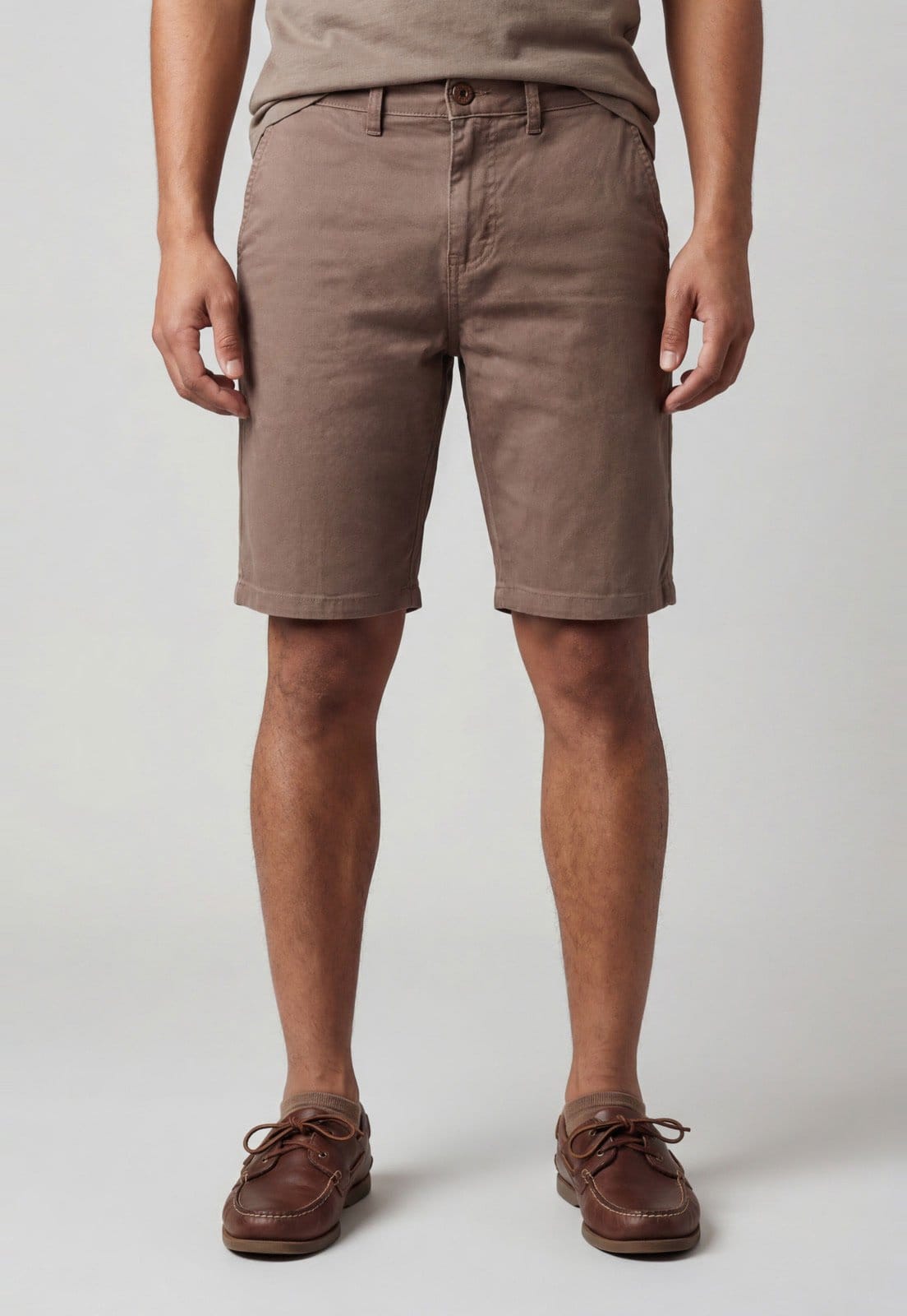 Vista principal Bermuda Masculina Forum Benjamin Forum marrom