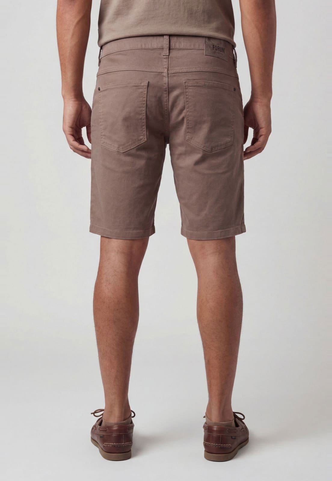 Vista 2 Bermuda Masculina Forum Benjamin Forum marrom