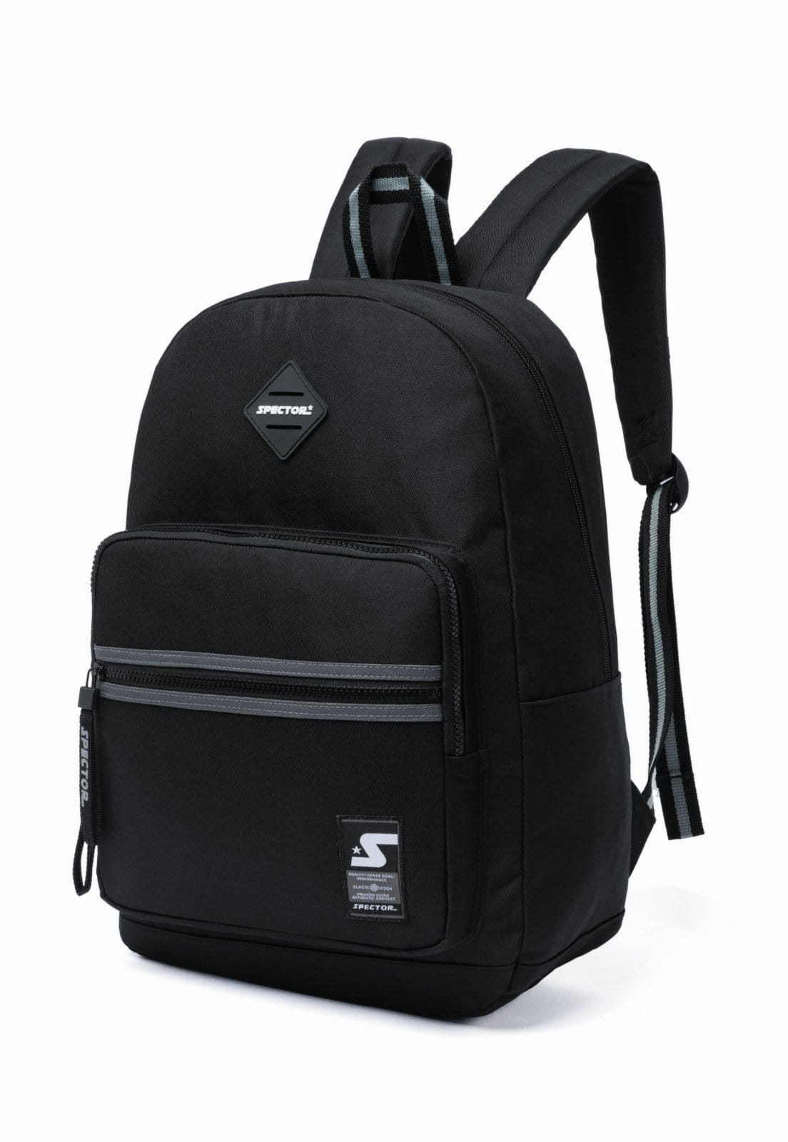 Vista 2 Infantil - Mochila Faculdade Escolar Reforçada Masculina Spector Resistente Casual Passeio Spector preto