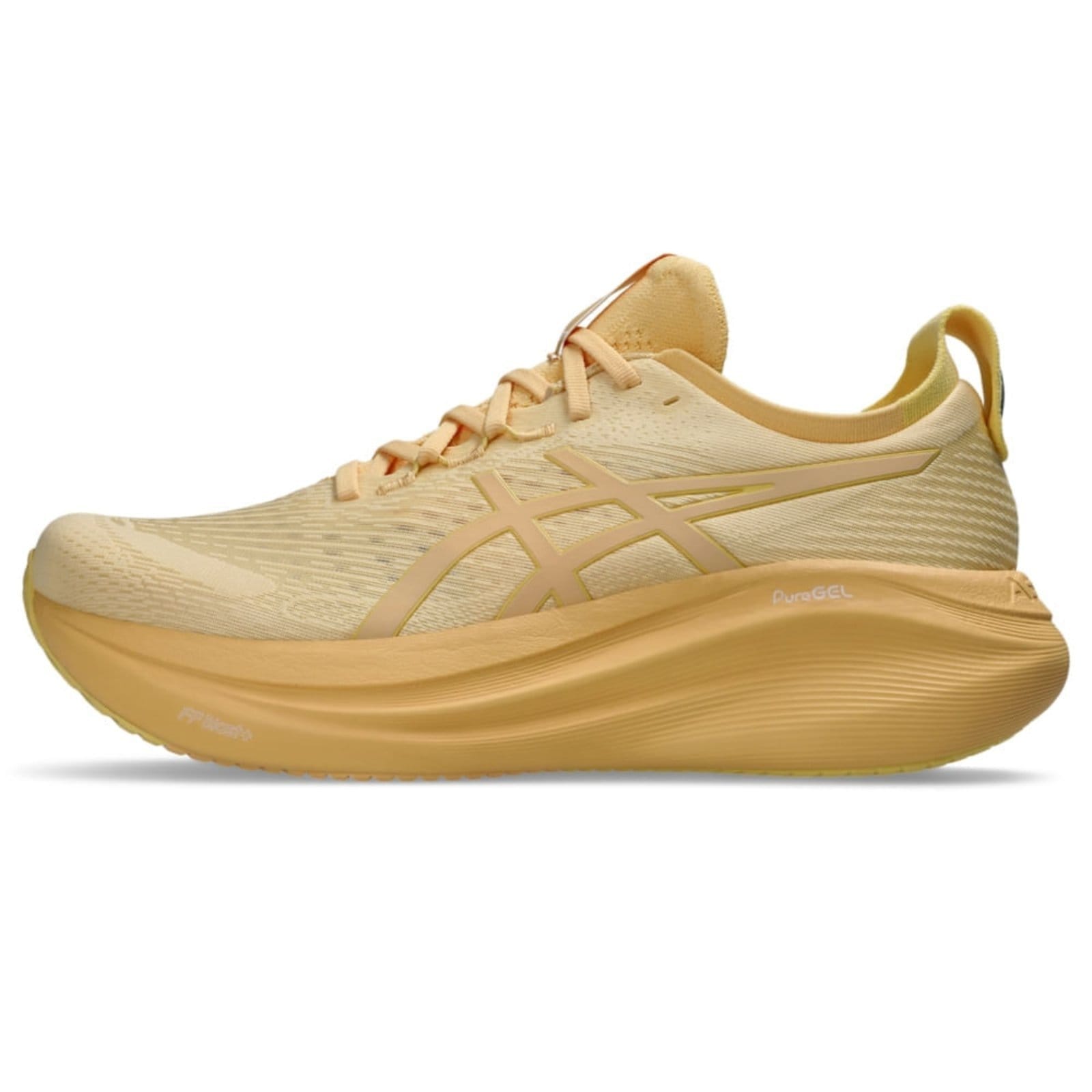 Vista 2 Tênis ASICS GEL-Nimbus 27 Lite-Show - Masculino - Prata ASICS laranja