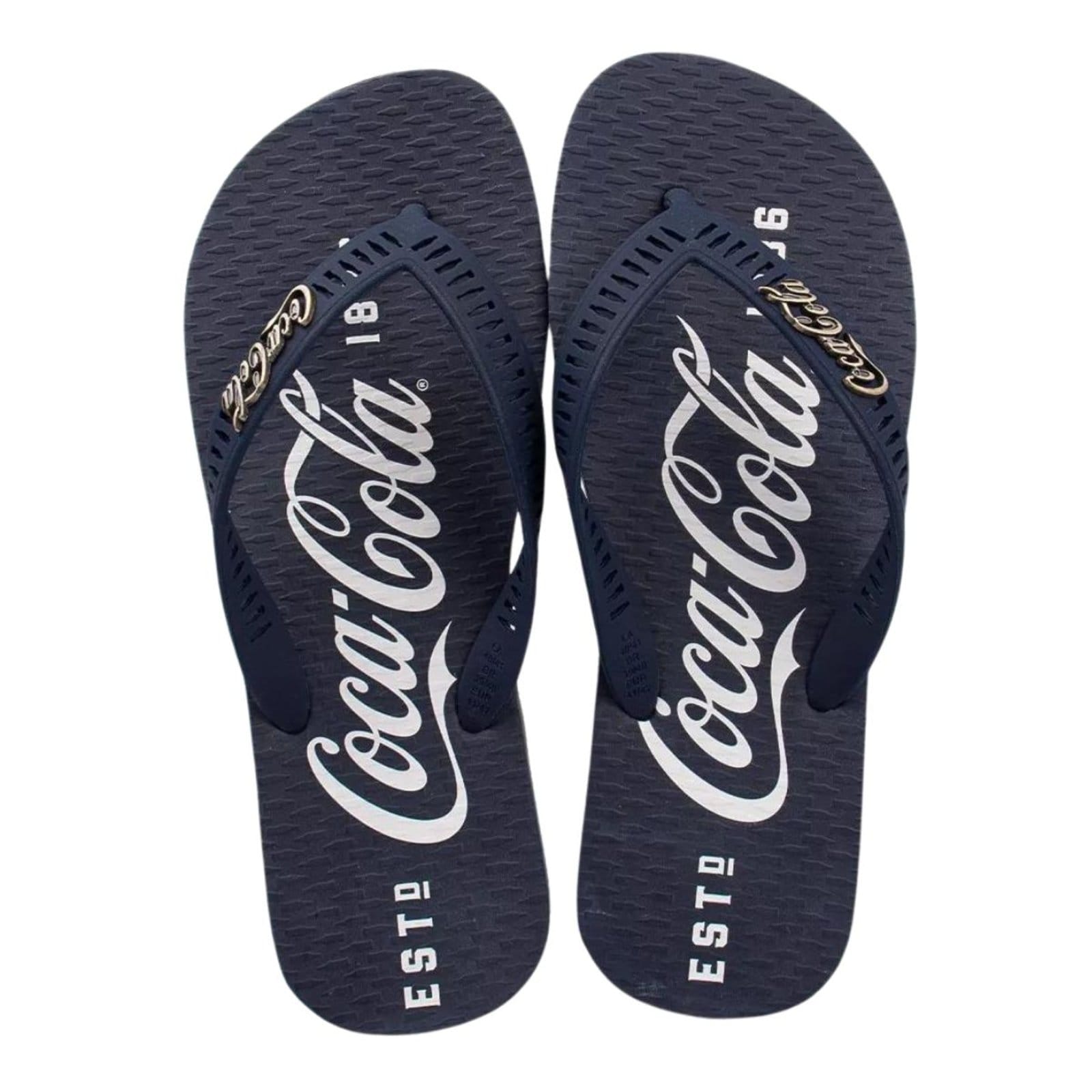 Chinelo Coca Cola 1886 Masculino - Marinho