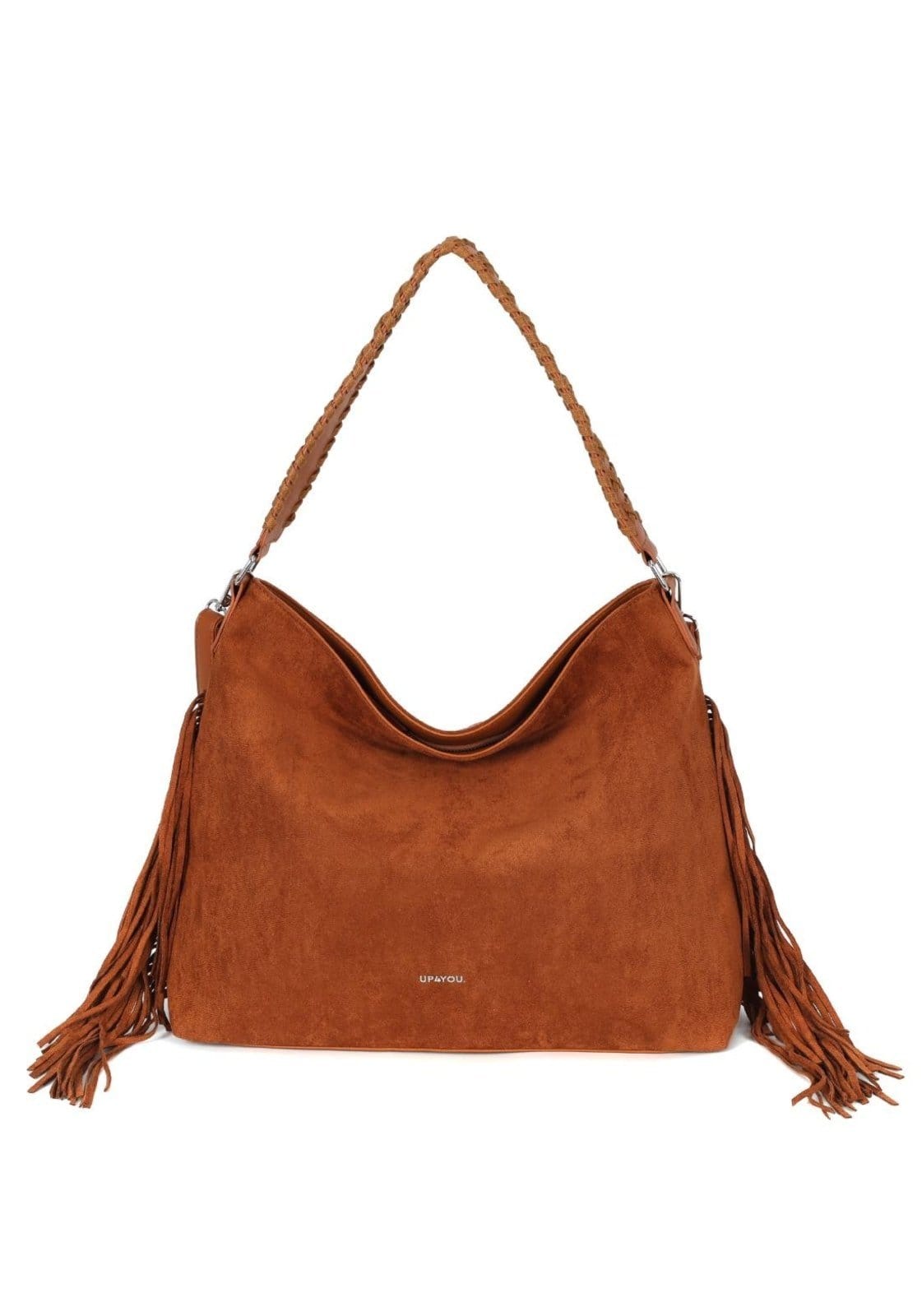 Infantil - Bolsa Hobo Média de Ombro em Camurça com Franja Up4you