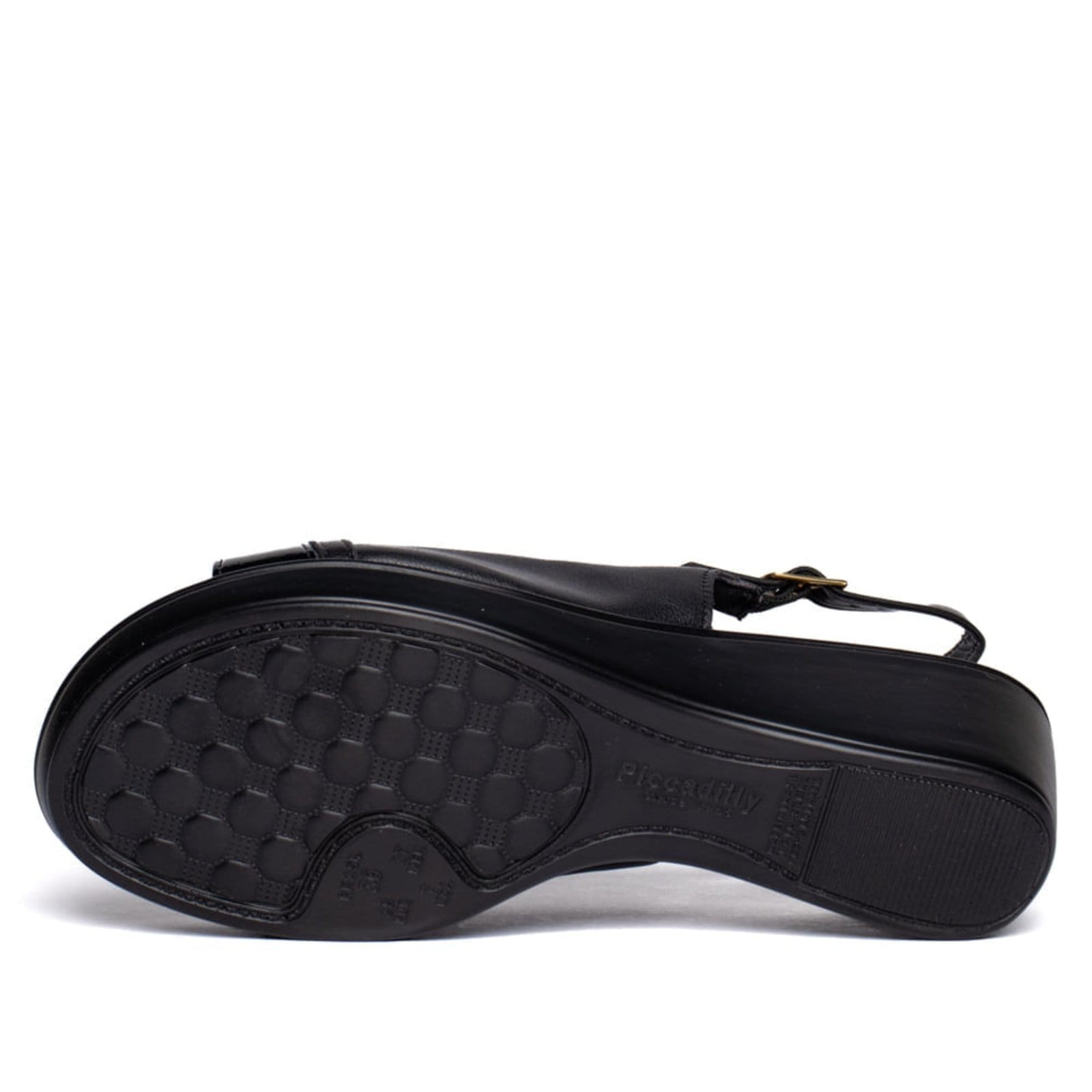 Vista 2 Sandália Feminina Piccadilly Slingback Wide Fit Piccadilly preto