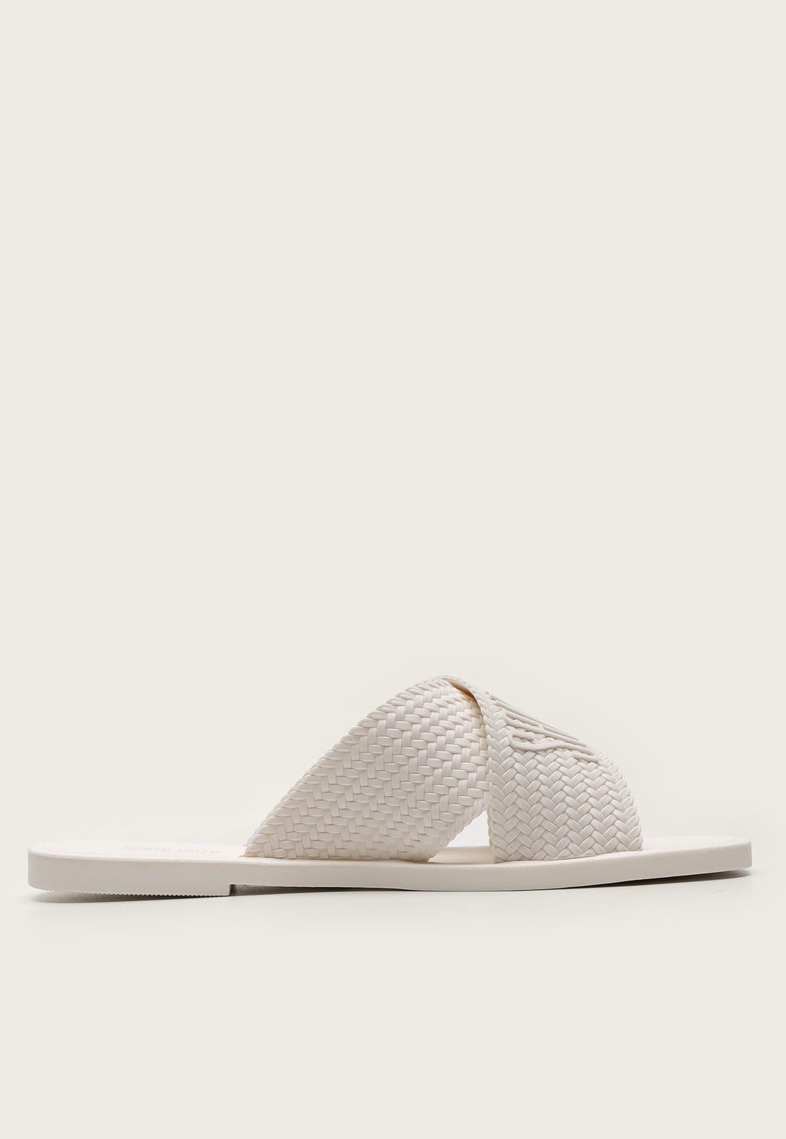 Vista 2 Rasteira Santa Lolla Logo Off-White Santa Lolla off-white white