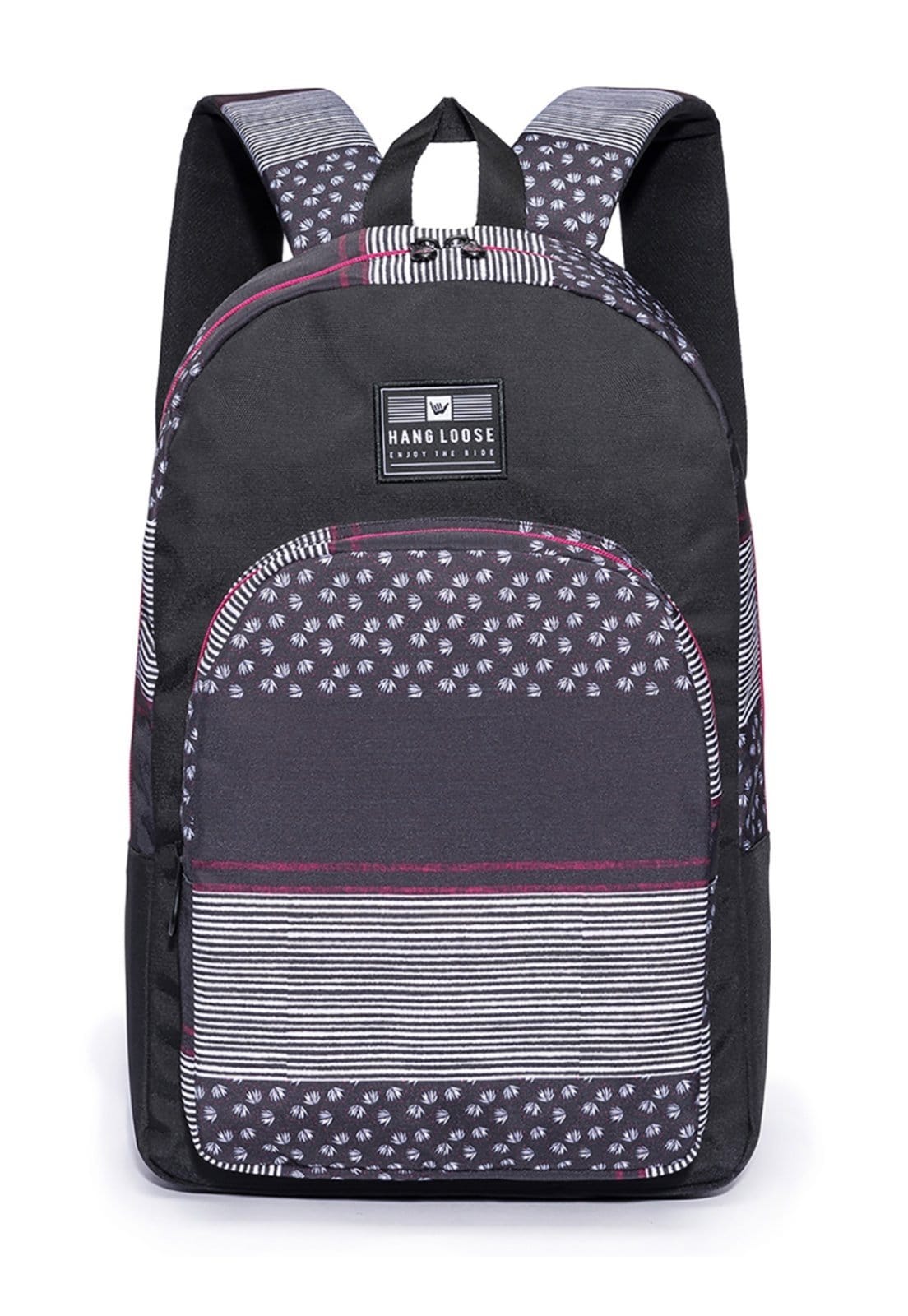 Mochila Bolsa Masculina Hang Loose Escolar Faculdade Moderna Reforçada