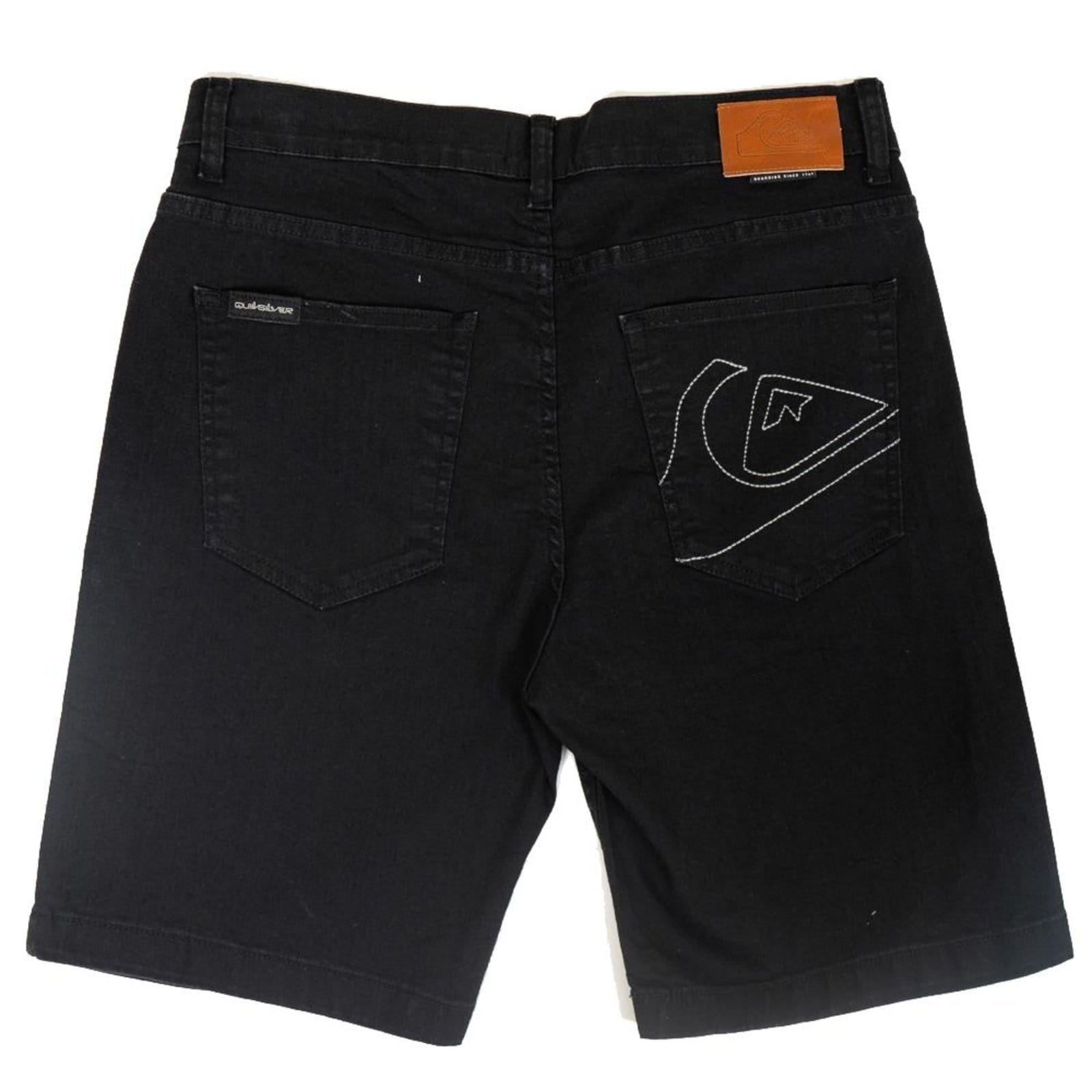 Bermuda Quiksilver Jeans Everyday Black PS SM26 Preto