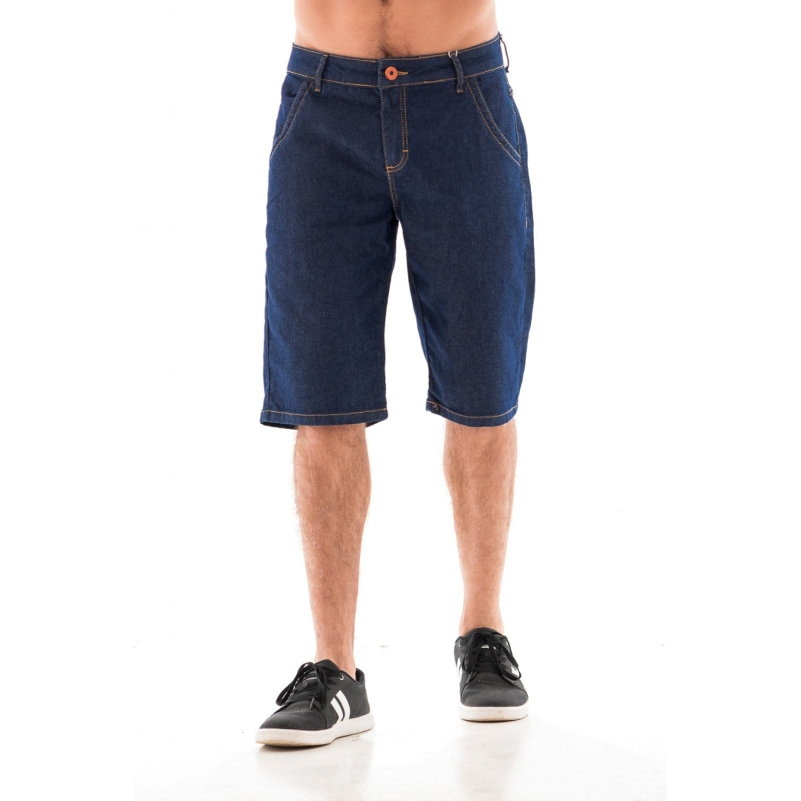 Vista principal Bermuda Jeans Masculina Arauto Clássica ARAUTO JEANS azul